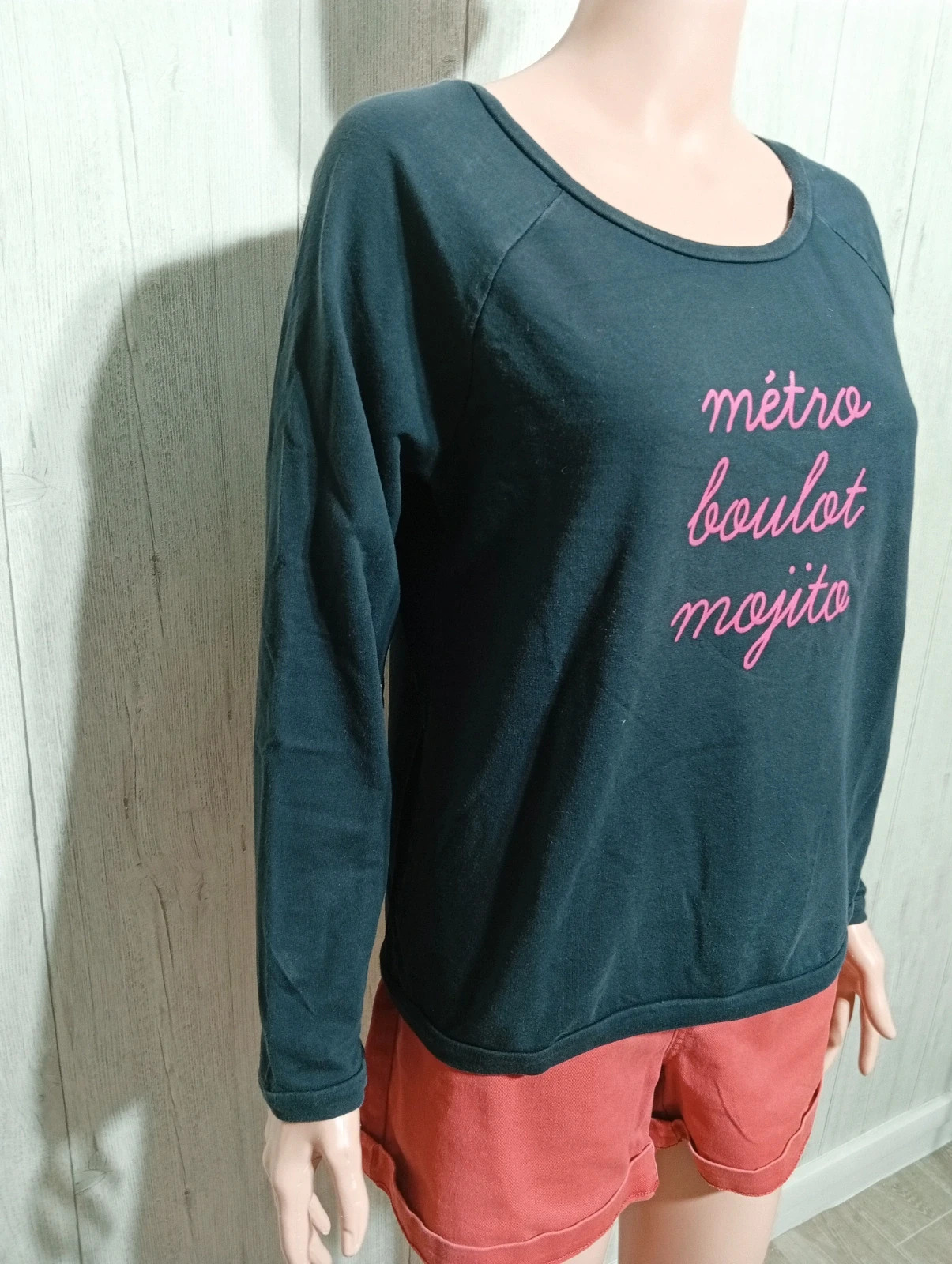 T-shirt femme - Taille L/40- icode- couleur marine et fushia – I.Code – taille L / 40 / 12 4