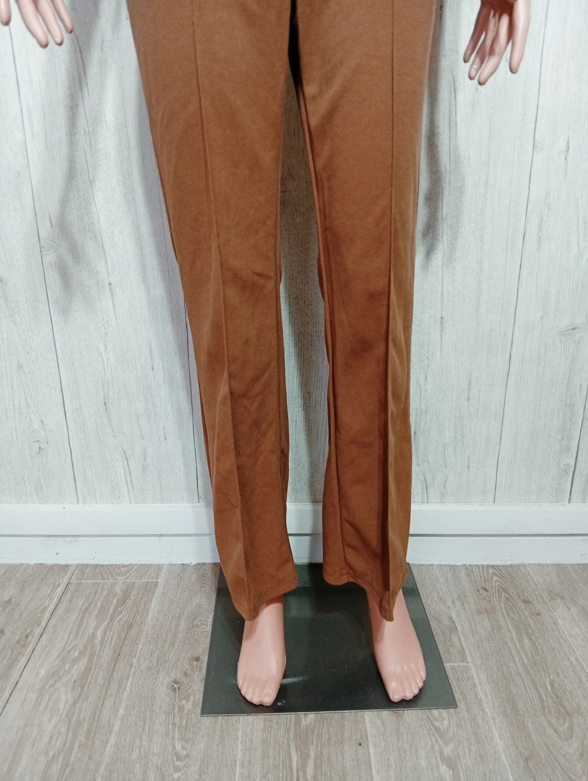 Pantalon femme- Taille M/38-shein - couleur marron – Shein – taille M / 38 / 10 3