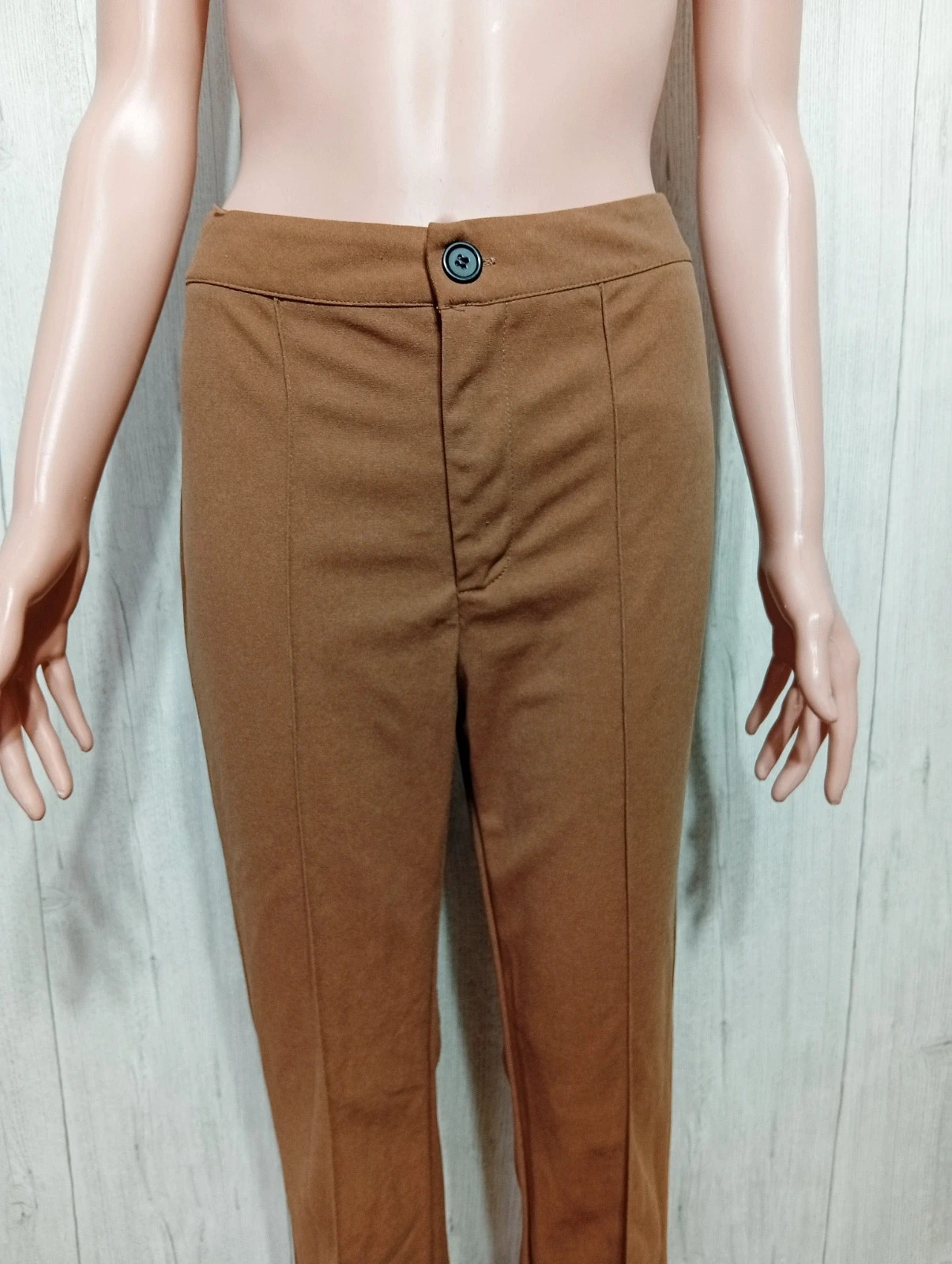 Pantalon femme- Taille M/38-shein - couleur marron – Shein – taille M / 38 / 10 2