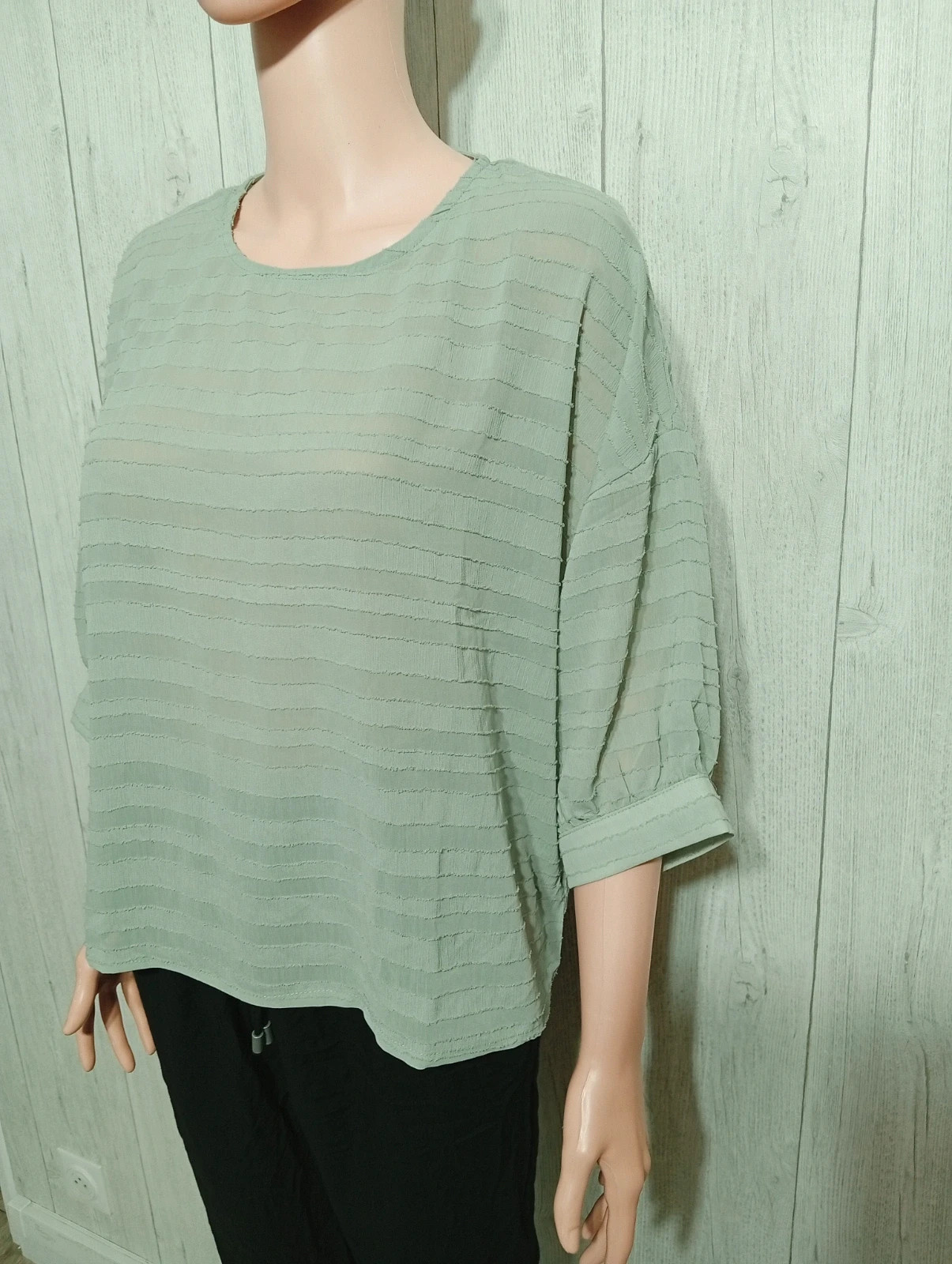 Blouse femme-Taille M/38- primark-Couleur vert menthe – Primark – taille M / 38 / 10 5