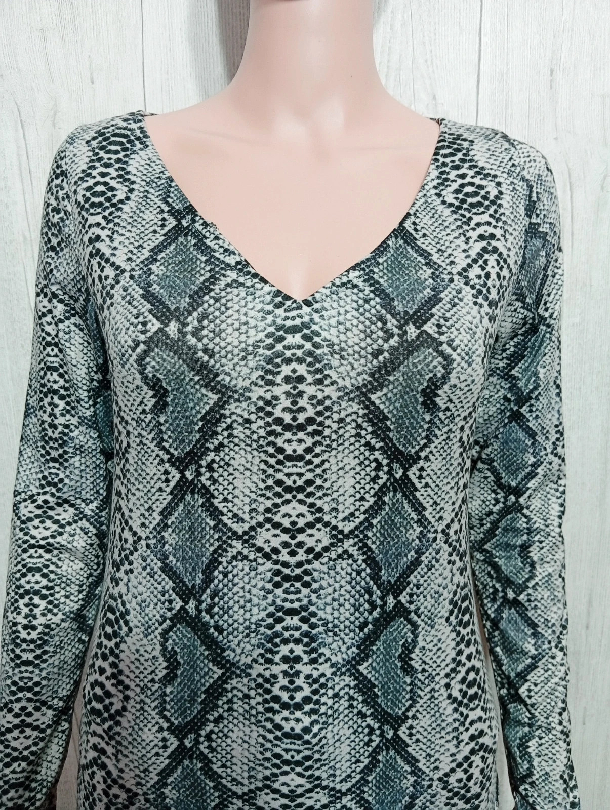 Blouse femme - Taille M/38 - shein - couleur noir blanc et gris – Shein – taille M / 38 / 10 2
