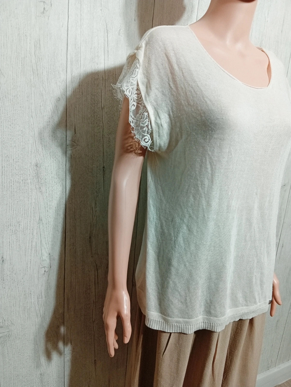 Blouse femme- Taille M/38 - guess - couleur creme – GUESS – taille M / 38 / 10 4