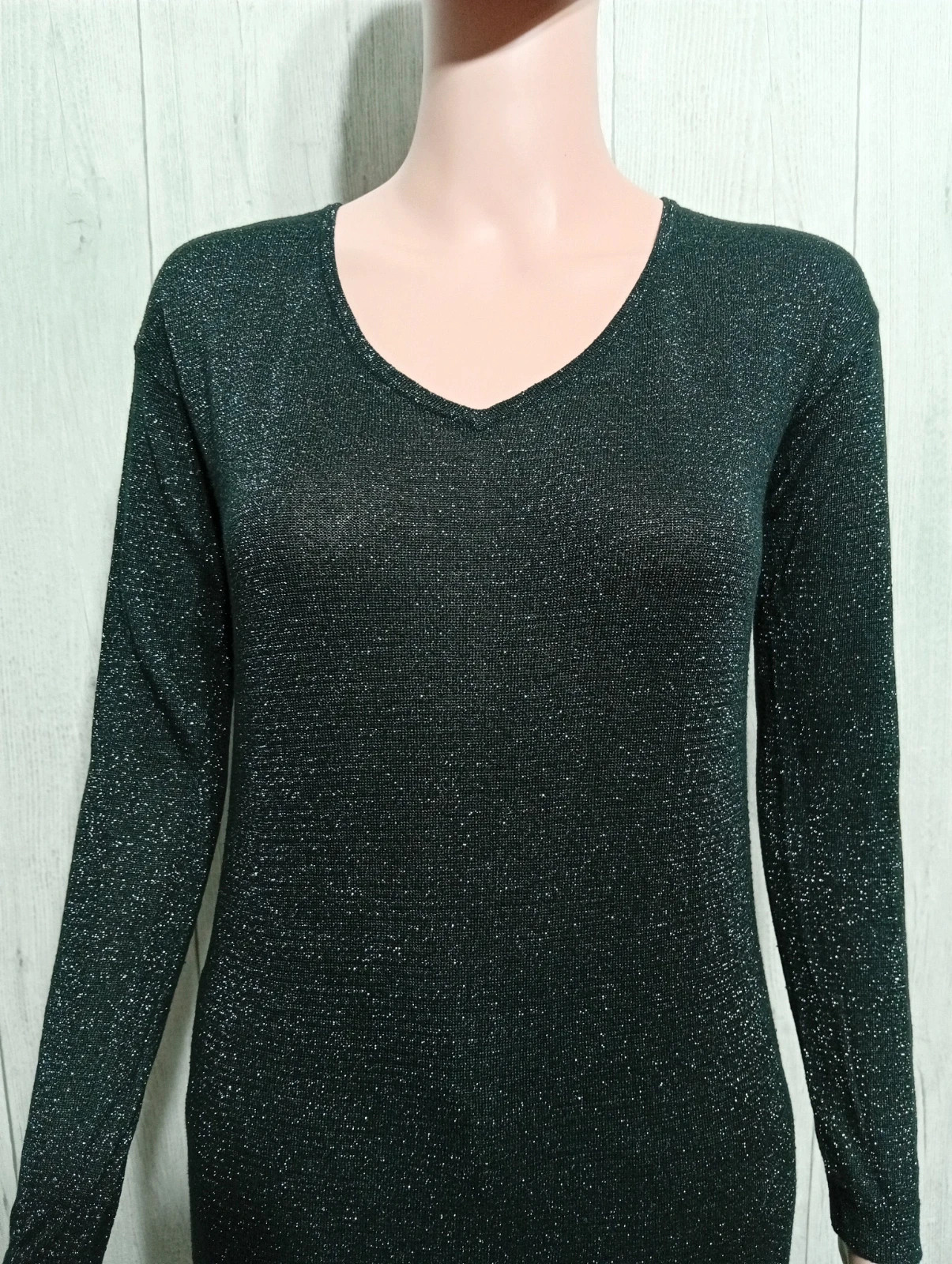 Blouse femme- Taille M/38 - promod- couleur noir et argente – Promod – taille M / 38 / 10 2