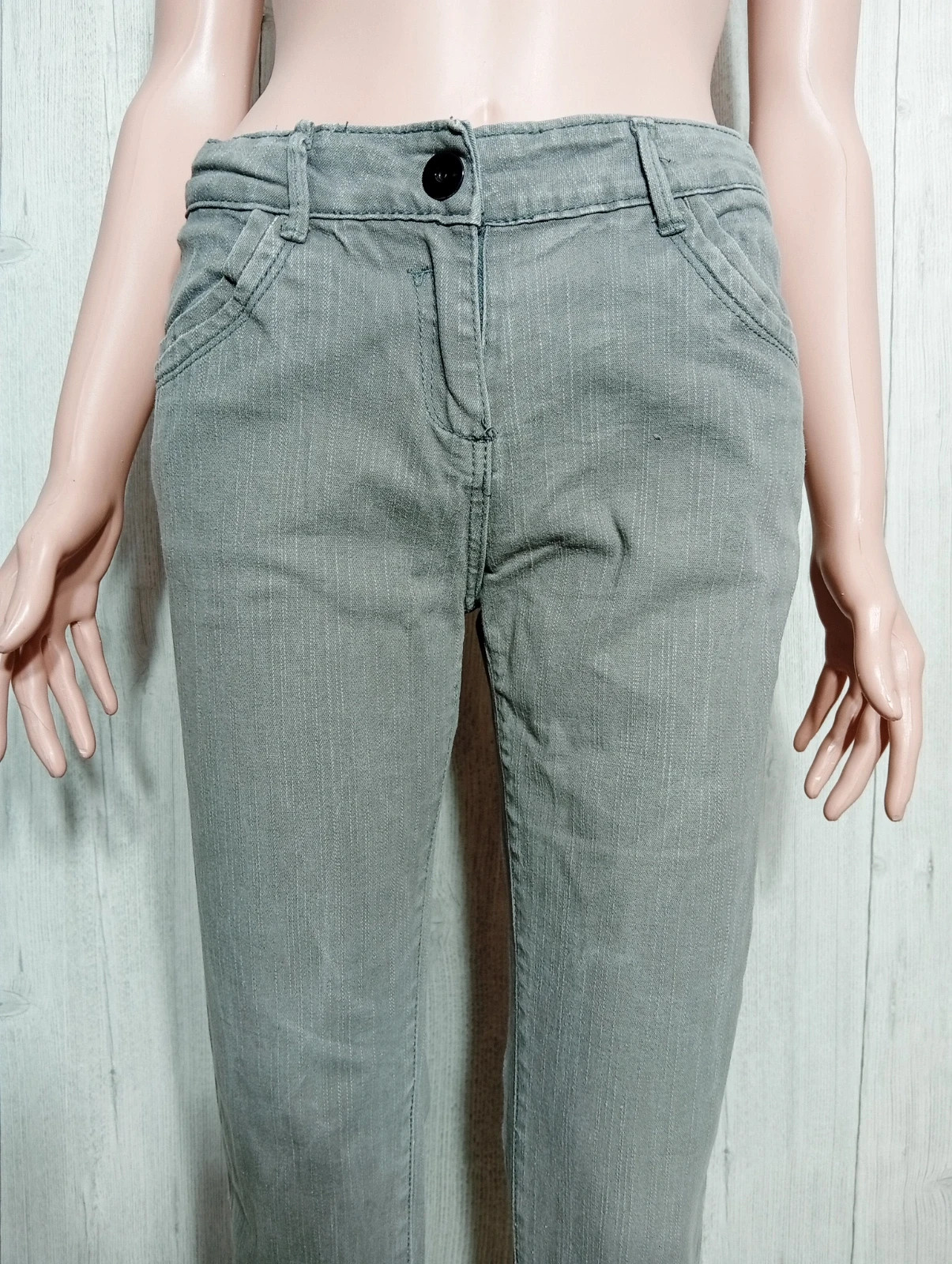 Jeans fille - Taille 16 ans ( 162 cm) - couleur gris – nisha – taille 16 ans / 176 cm 2