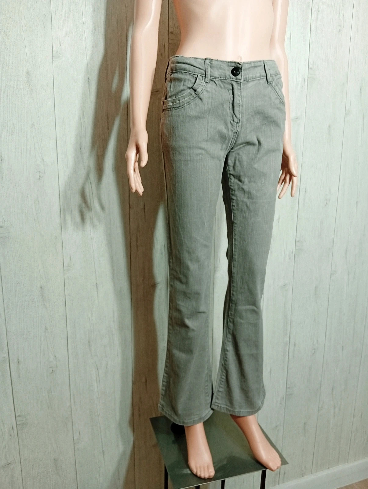 Jeans fille - Taille 16 ans ( 162 cm) - couleur gris – nisha – taille 16 ans / 176 cm 4
