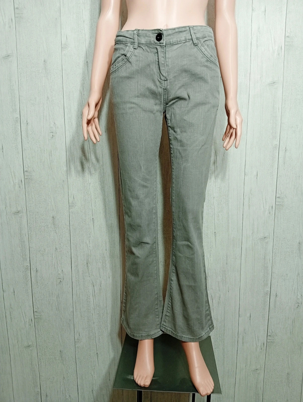 Jeans fille - Taille 16 ans ( 162 cm) - couleur gris – nisha – taille 16 ans / 176 cm
