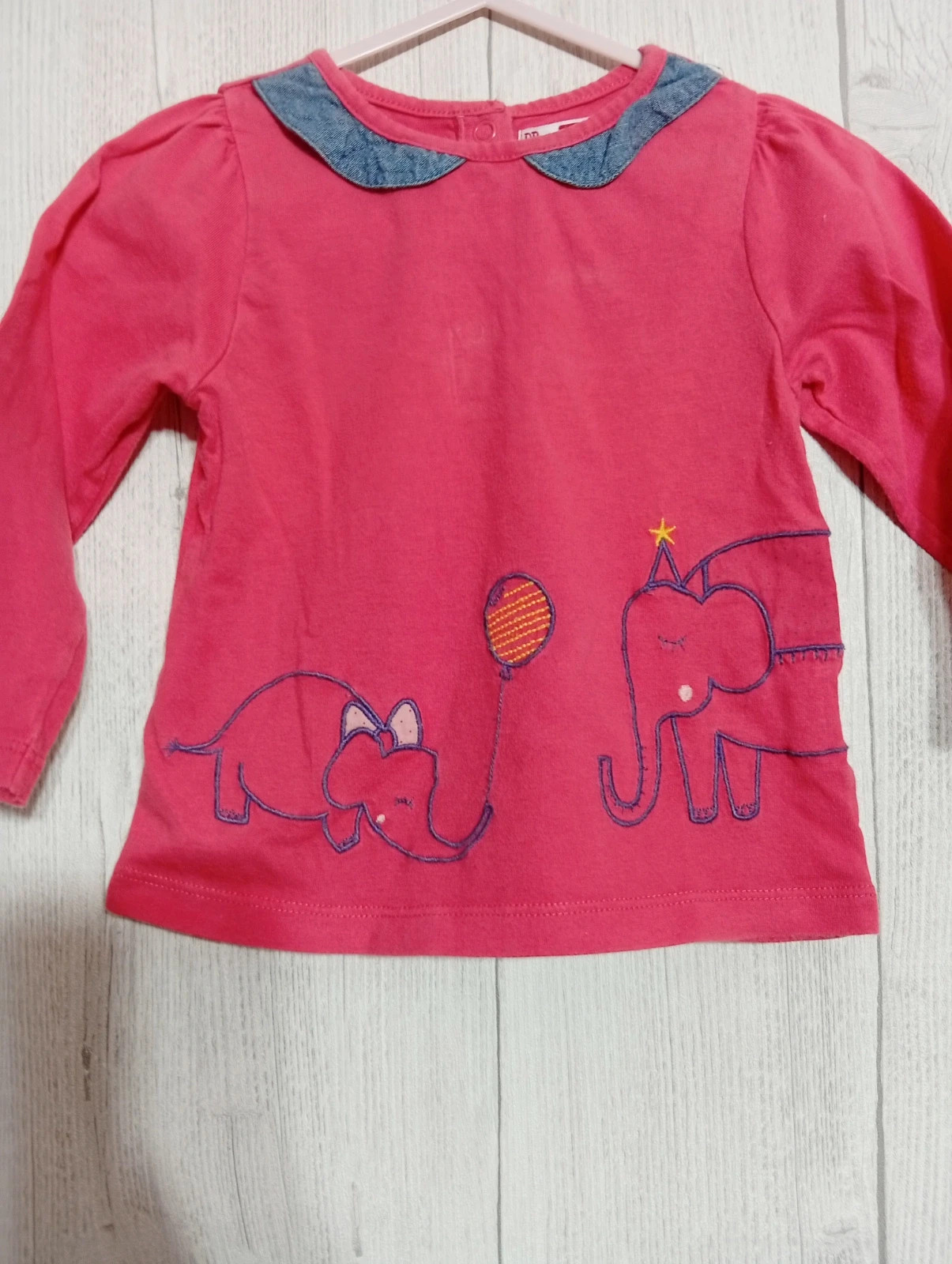 T-shirt fille- Taille 12 mois ( 74 cm ) - du pareil au meme – Du Pareil au Même – taille 9-12 mois / 74 cm 2