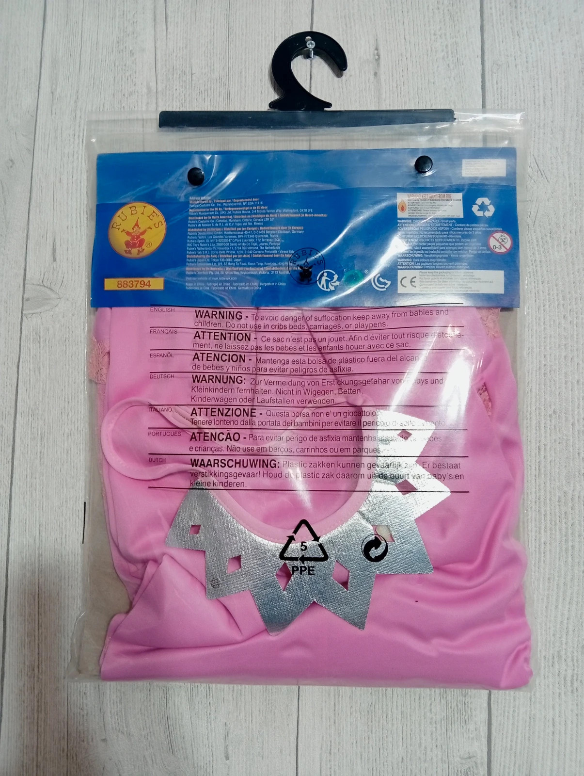 Déguisement fille- Pink princess - rubie's -taille 8/10 ans - Couleur rose – Rubies – taille 8 ans / 128 cm 5