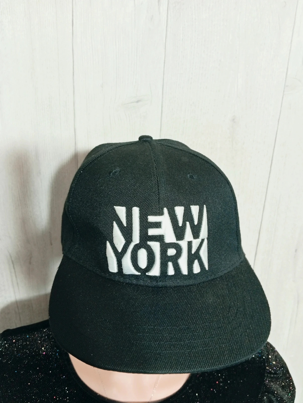 Casquette homme- Taille 56 cm - New York - couleur noir et blanc – New York – taille 56 2