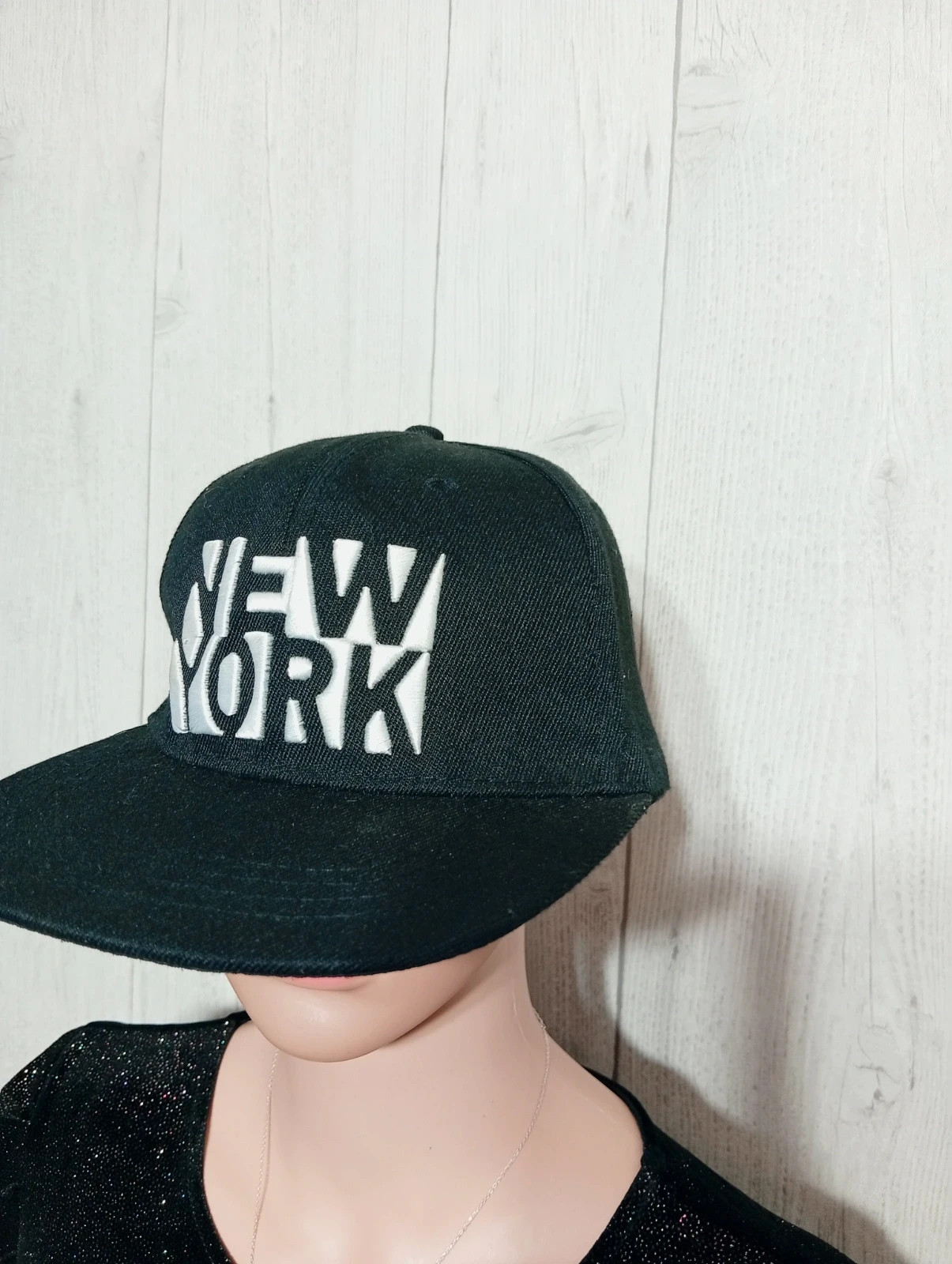 Casquette homme- Taille 56 cm - New York - couleur noir et blanc – New York – taille 56 4