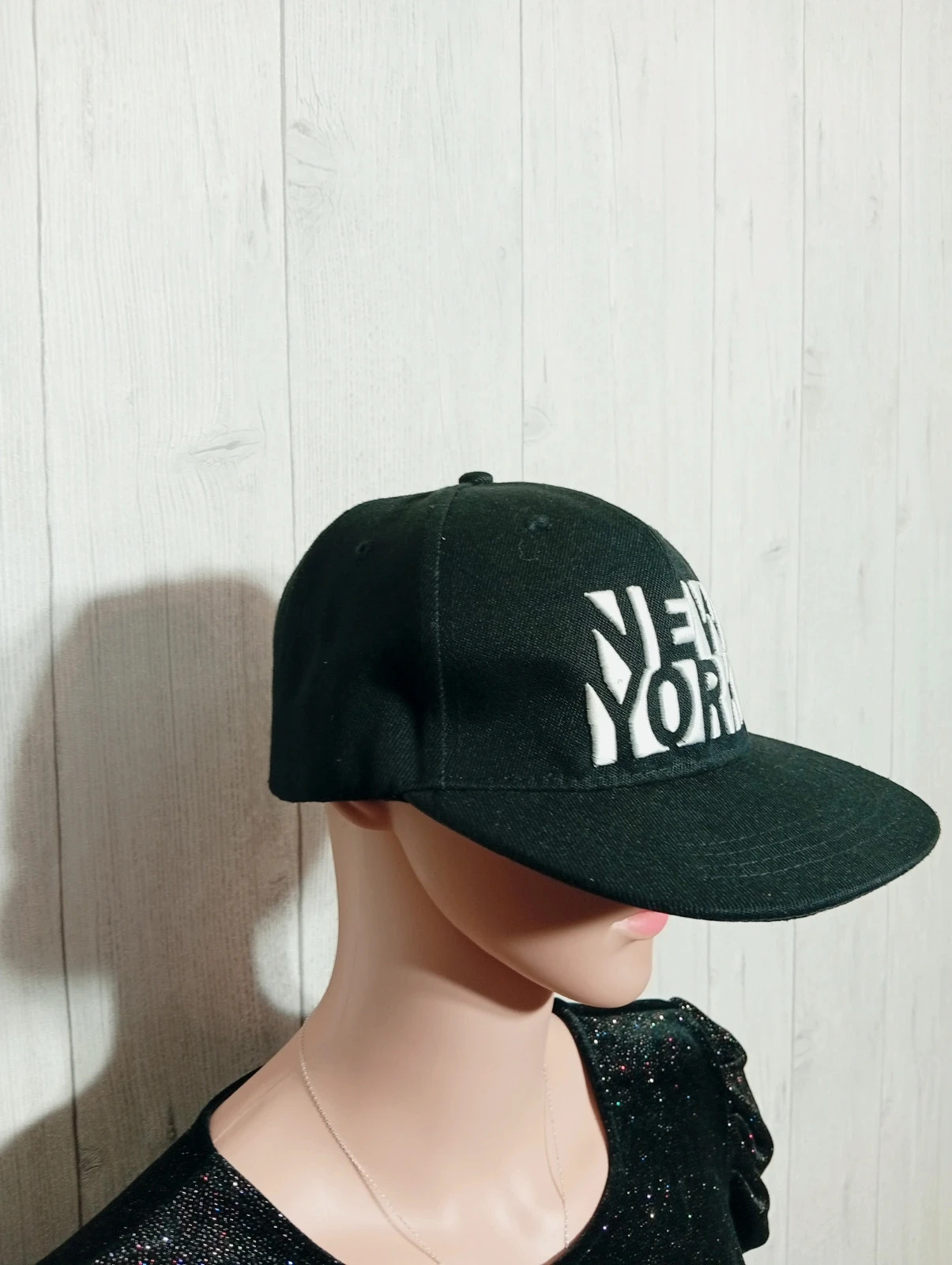 Casquette homme- Taille 56 cm - New York - couleur noir et blanc – New York – taille 56 3