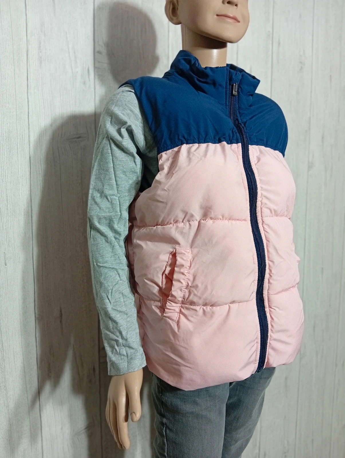 Veste sans manche fille- Taille 10 ans (140 cm) - Fashion - couleur rose et marine – Fashion – taille 10 ans / 140 cm 2