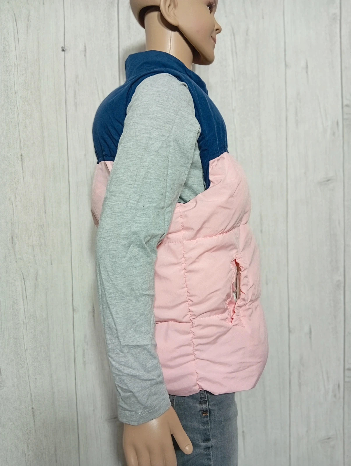 Veste sans manche fille- Taille 10 ans (140 cm) - Fashion - couleur rose et marine – Fashion – taille 10 ans / 140 cm 4