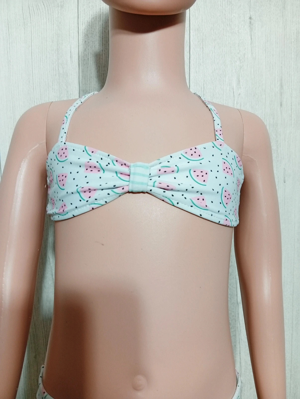 Maillot de bain 2 pièces fille- Taille 3 ans ( 94 cm) - Lili bain - couleur blanc noir rose – Lili Bain – taille 3 ans / 98 cm 2