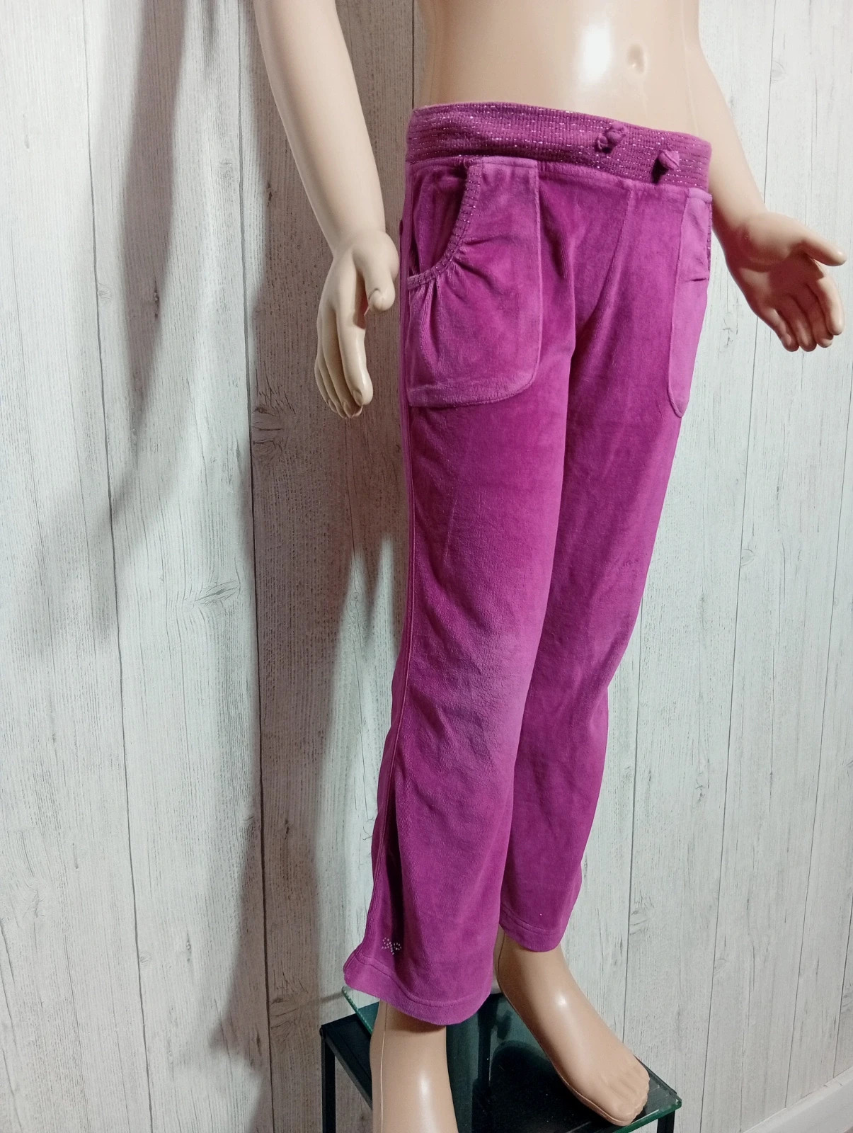 Pantalon fille - Taille 6 ans - Kids Graffiti - couleur fushia – KID'S GRAFFITI – taille 6 ans / 116 cm 4