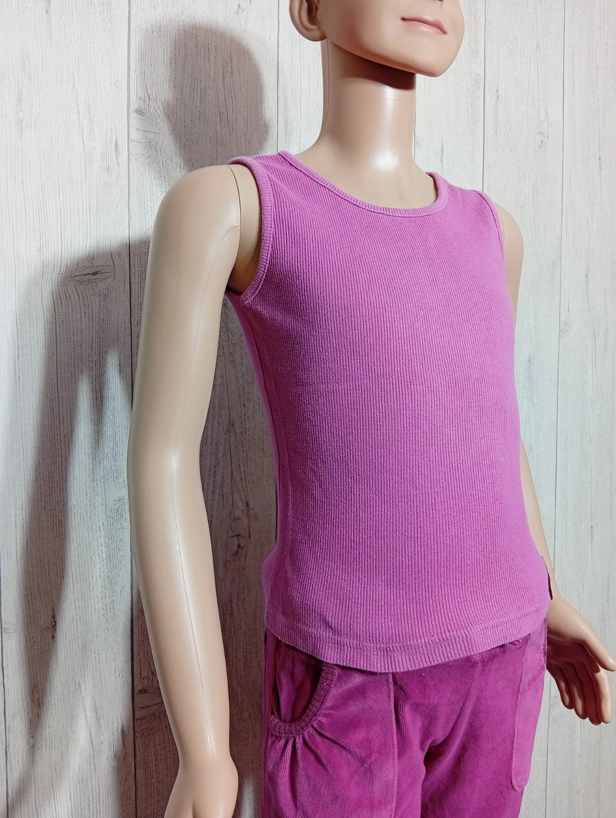 Débardeur fille- Taille 8 ans ( 126 cm) - inextenso- couleur fushia – In Extenso – taille 8 ans / 128 cm 4