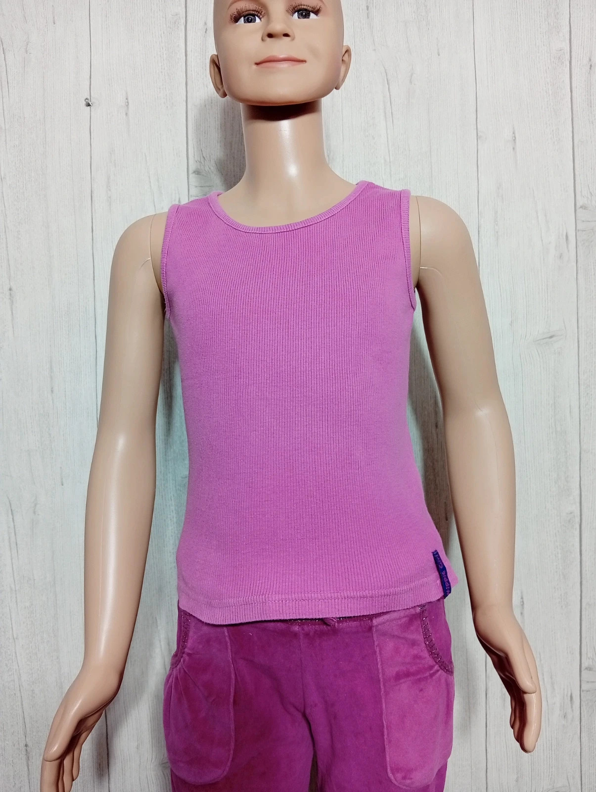 Débardeur fille- Taille 8 ans ( 126 cm) - inextenso- couleur fushia – In Extenso – taille 8 ans / 128 cm