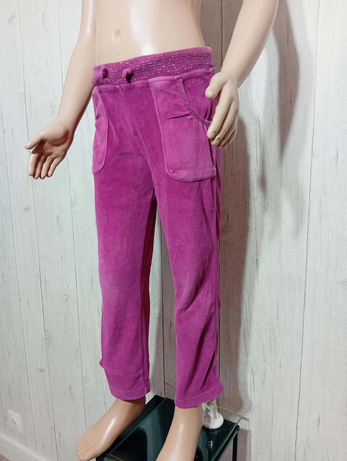 Pantalon fille - Taille 6 ans - Kids Graffiti - couleur fushia – KID'S GRAFFITI – taille 6 ans / 116 cm 5