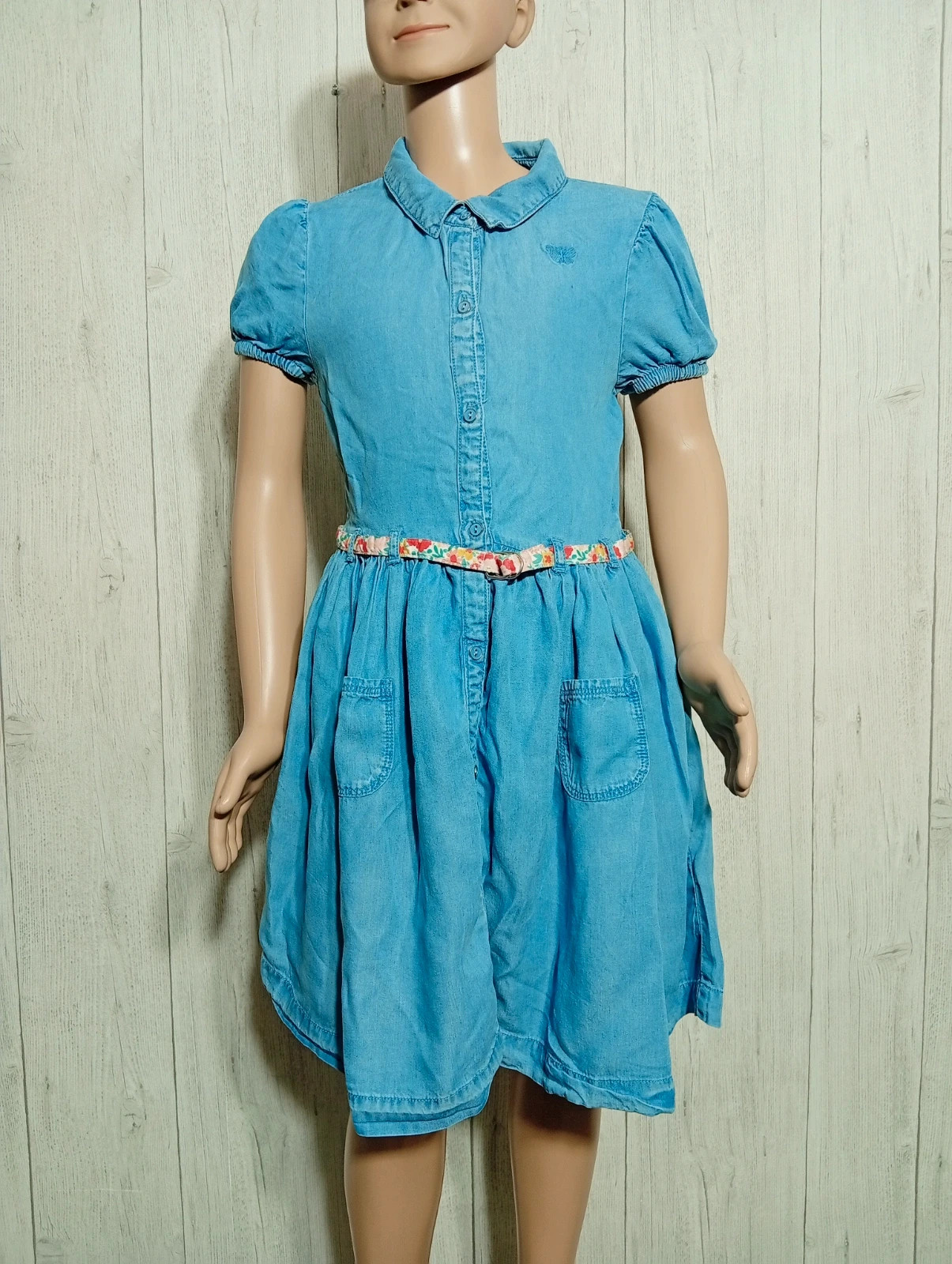 Robe courte fille - Taille 10 ans ( 140cm) - sergent major - couleur bleu