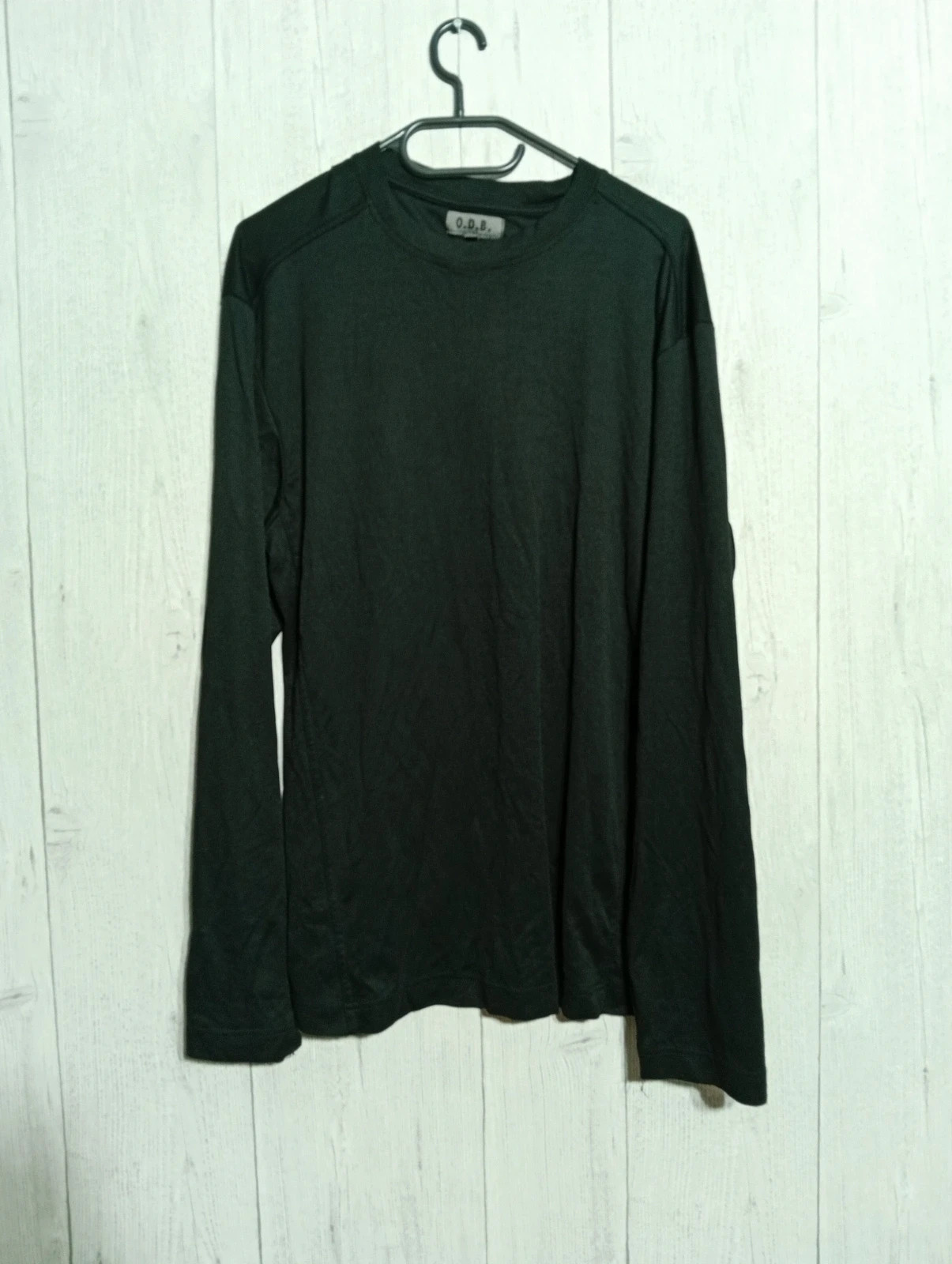 T-shirt manche longue homme- Taille 46 ( taille 6) - O.D.B - couleur noir