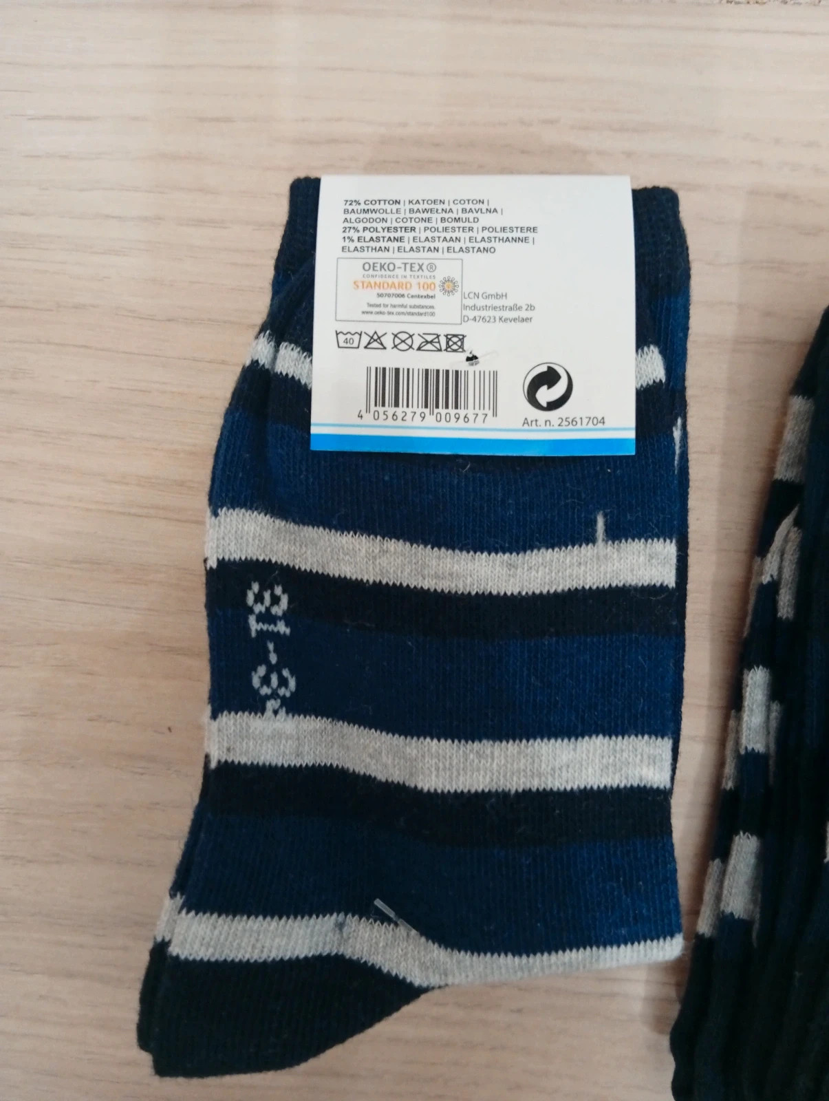 2 Lots de 3 paires de chaussettes garçon- Taille 21/34- Cozzi - couleur marine et gris – Cozzi – taille 31-33 5