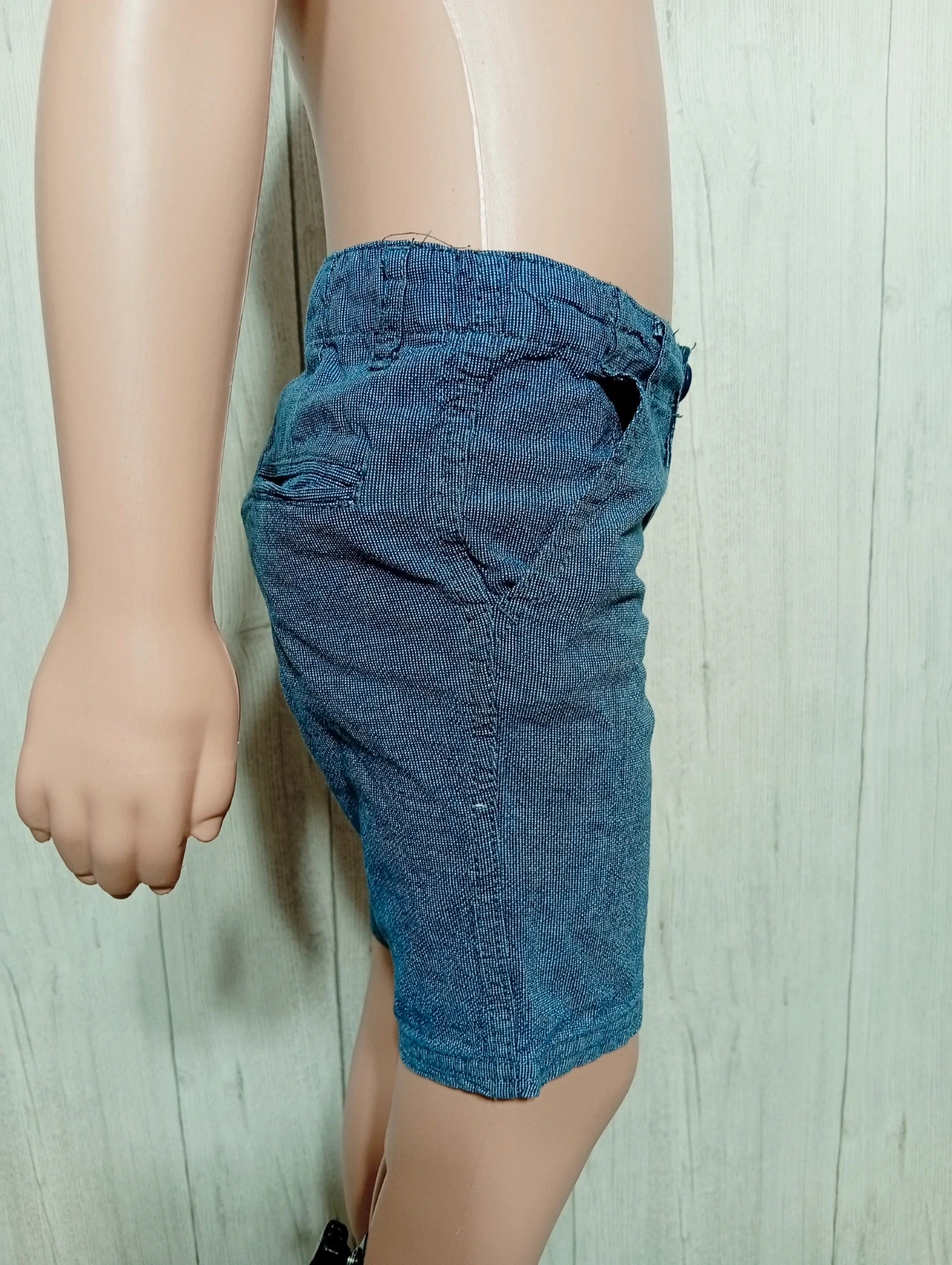 Short garçon- Taille 4 ans (98/104cm) - monoprix- Couleur marine et blanc – Monoprix – taille 4 ans / 104 cm 4