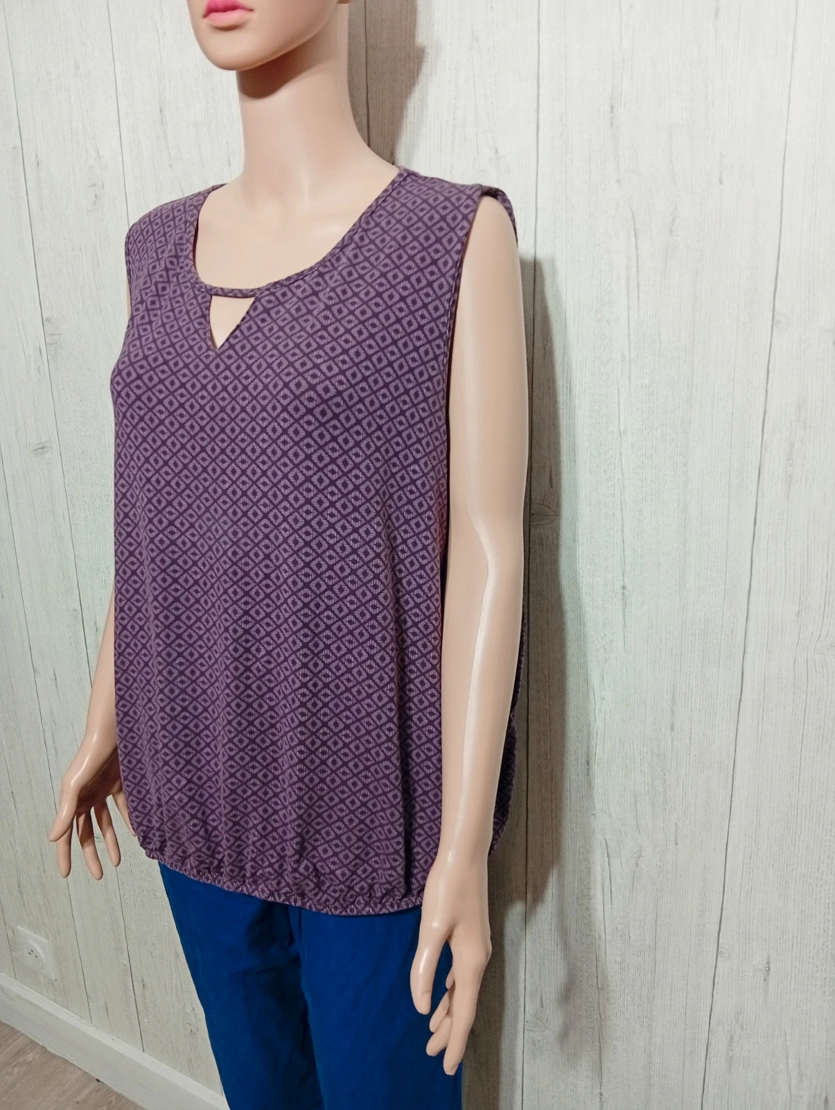 Blouse femme- Taille 50/52 - BPC -couleur violet – BPC – taille 5XL / 50 / 22 5