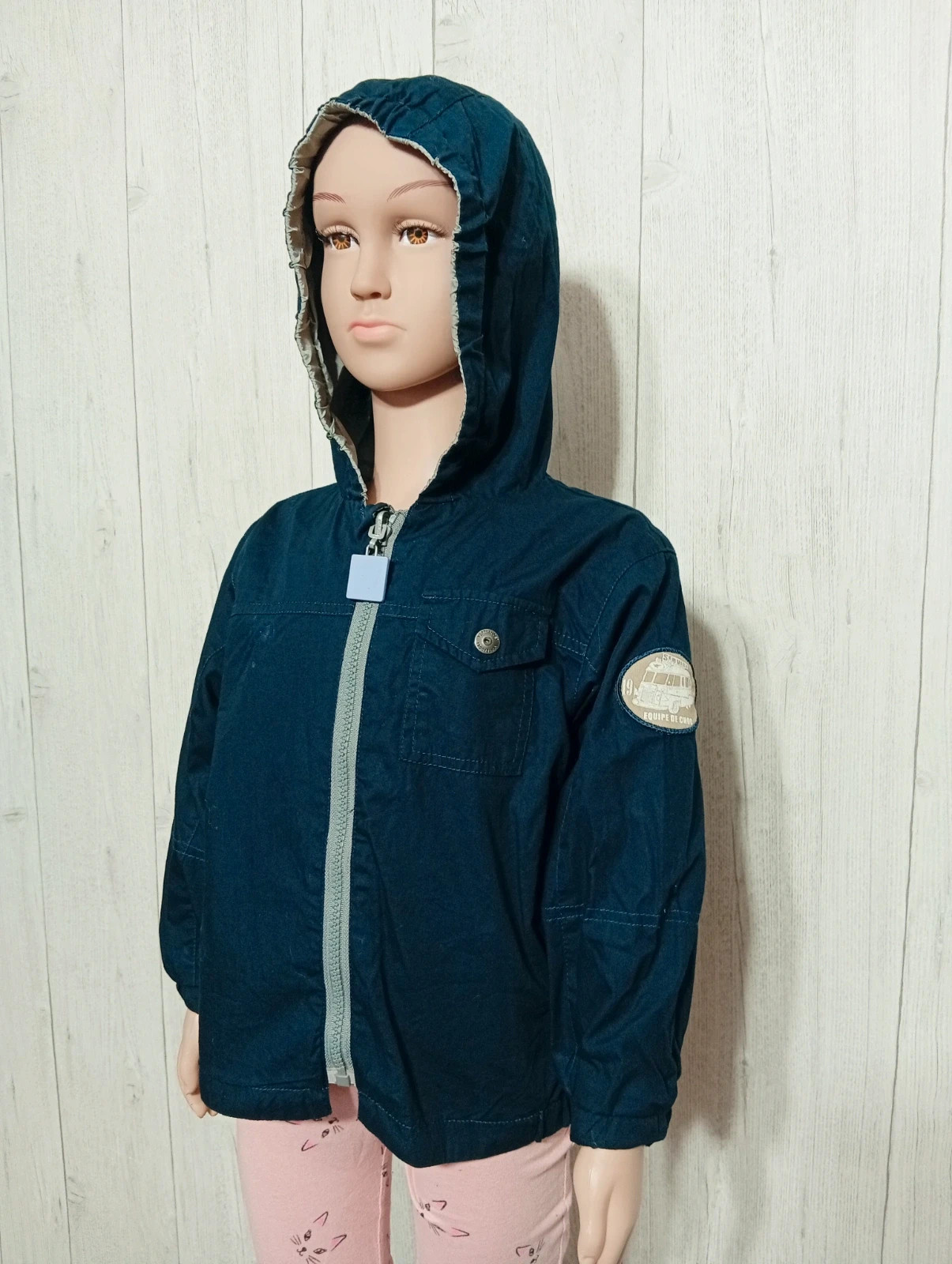Veste coupe vent reversible garcon - Taille 3 ans (94 cm) - verbaudet - couleur marine – Vertbaudet – taille 3 ans / 98 cm 5