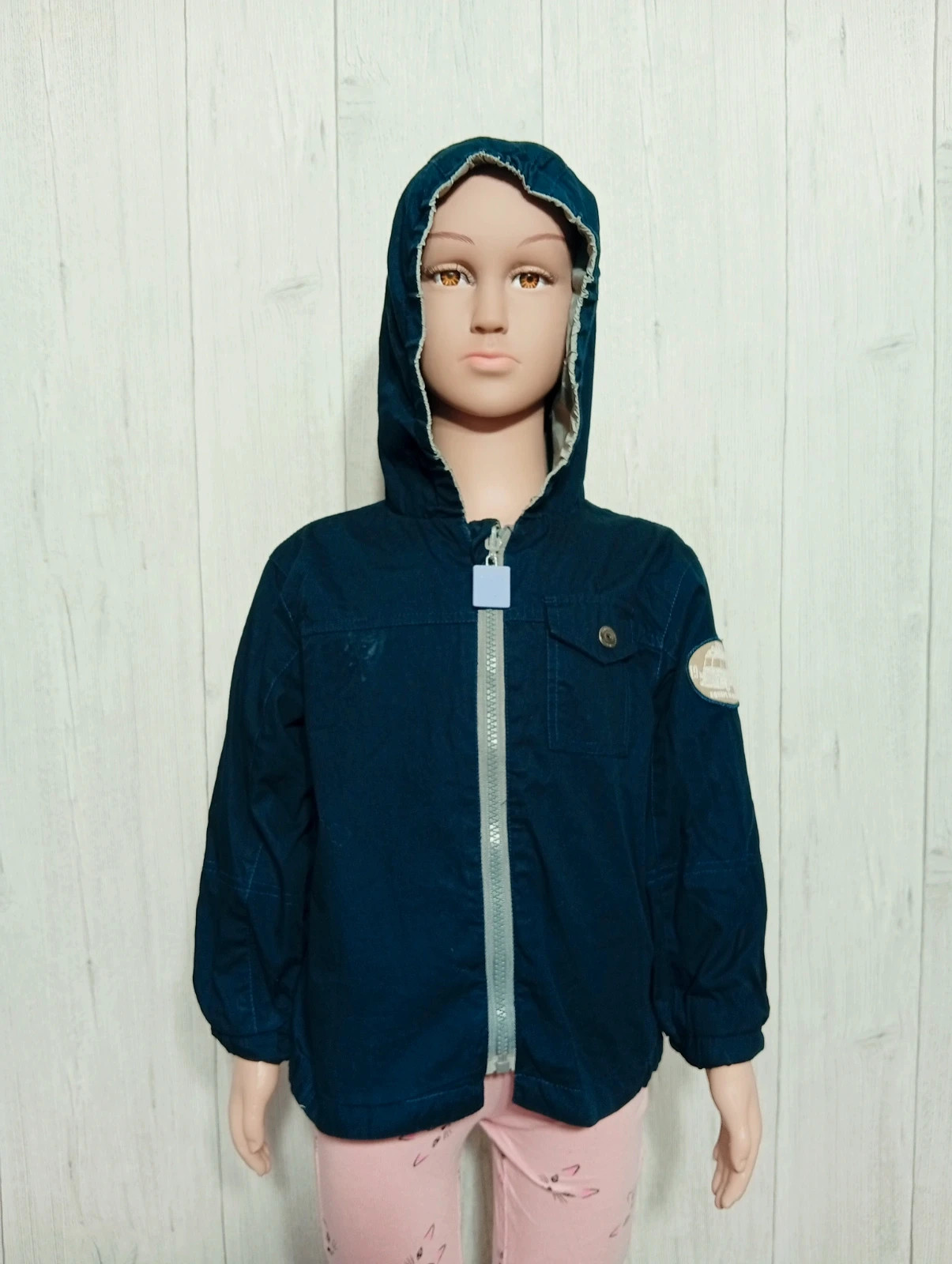 Veste coupe vent reversible garcon - Taille 3 ans (94 cm) - verbaudet - couleur marine