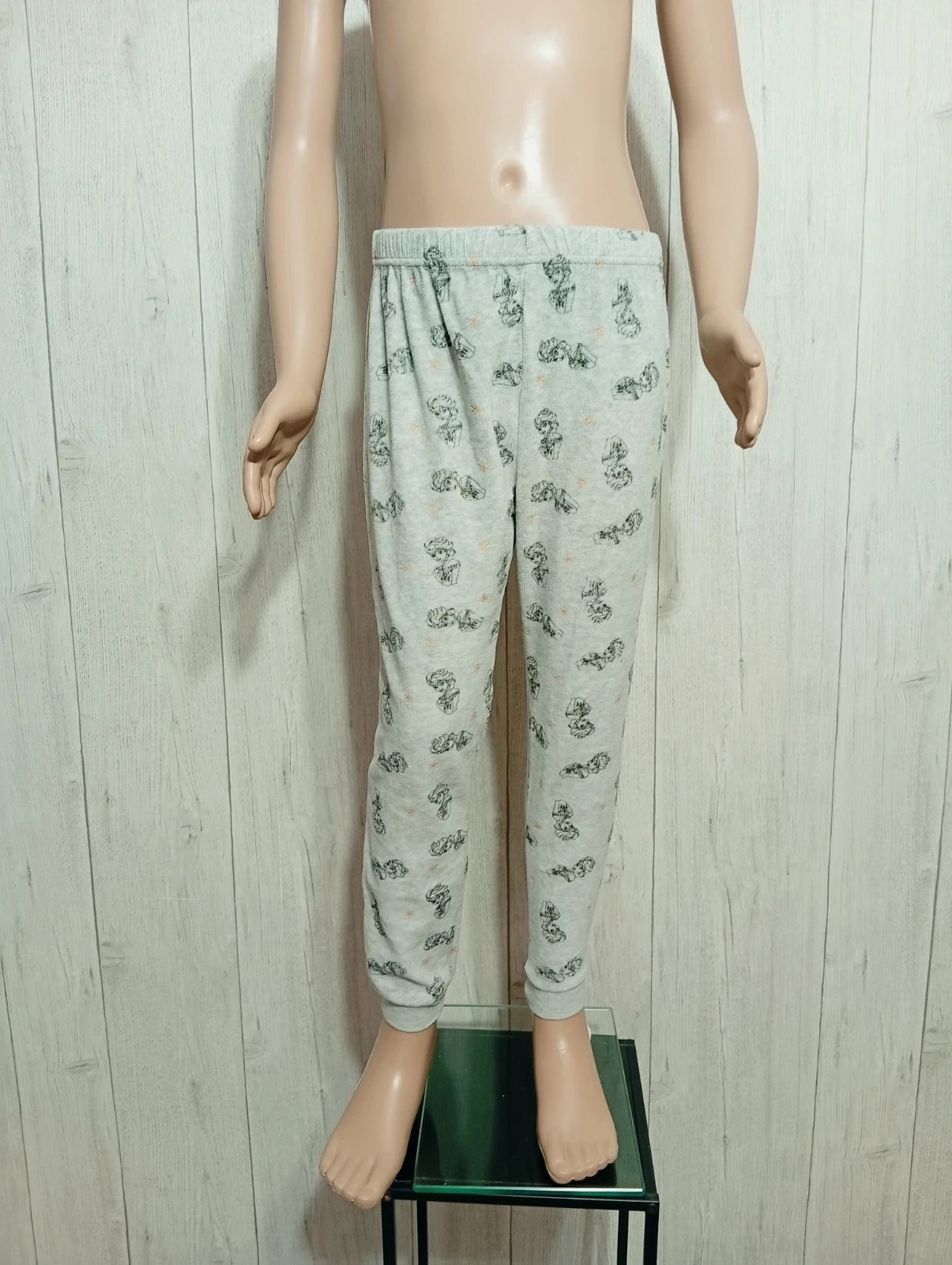 Pantalon de pyjama fille - Taille 8 ans - Disney - couleur gris et noir – Disney – taille 8 ans / 128 cm