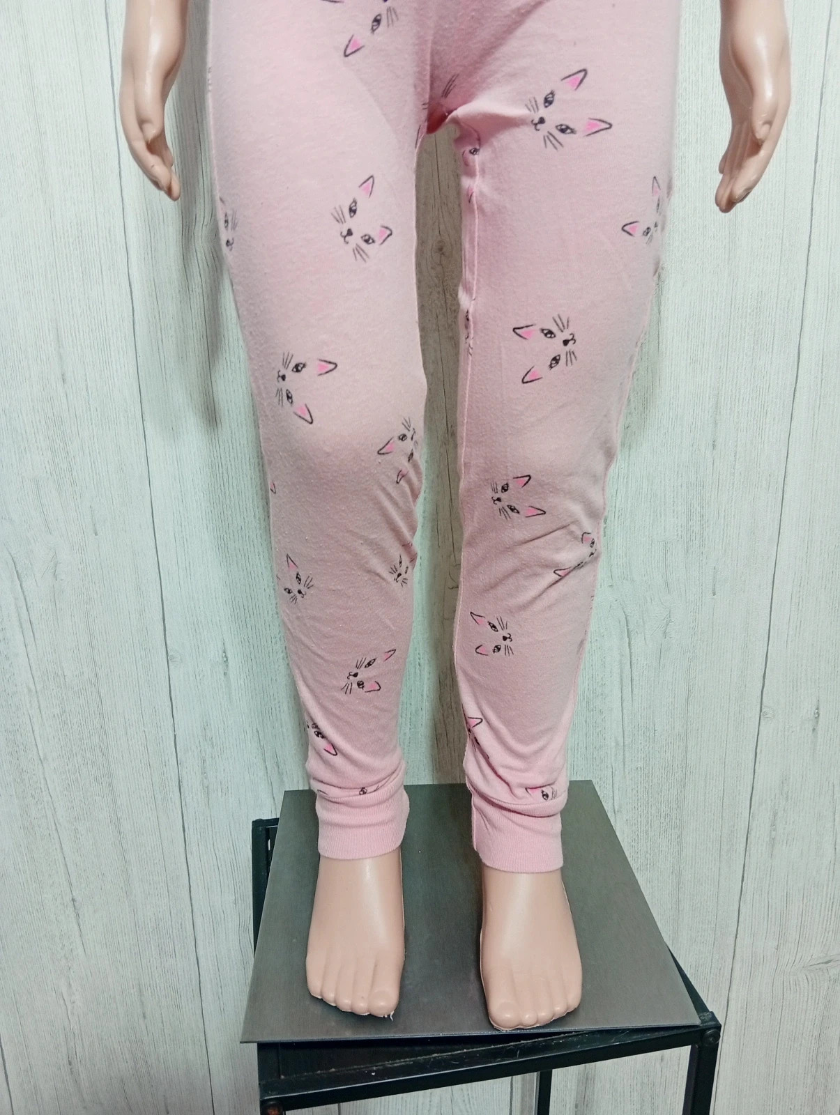 Leggins fille - Taille 3/4 ans ( 98/104 cm) - Zeeman - couleur rose et noir – Zeeman – taille 3 ans / 98 cm 3
