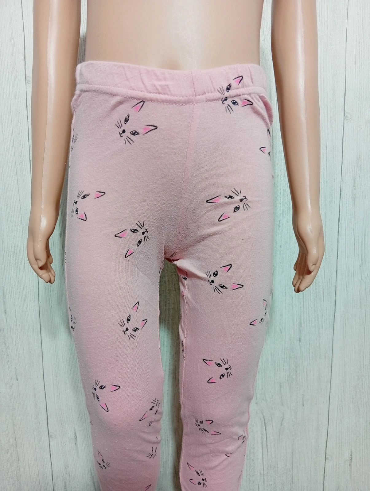 Leggins fille - Taille 3/4 ans ( 98/104 cm) - Zeeman - couleur rose et noir – Zeeman – taille 3 ans / 98 cm 2
