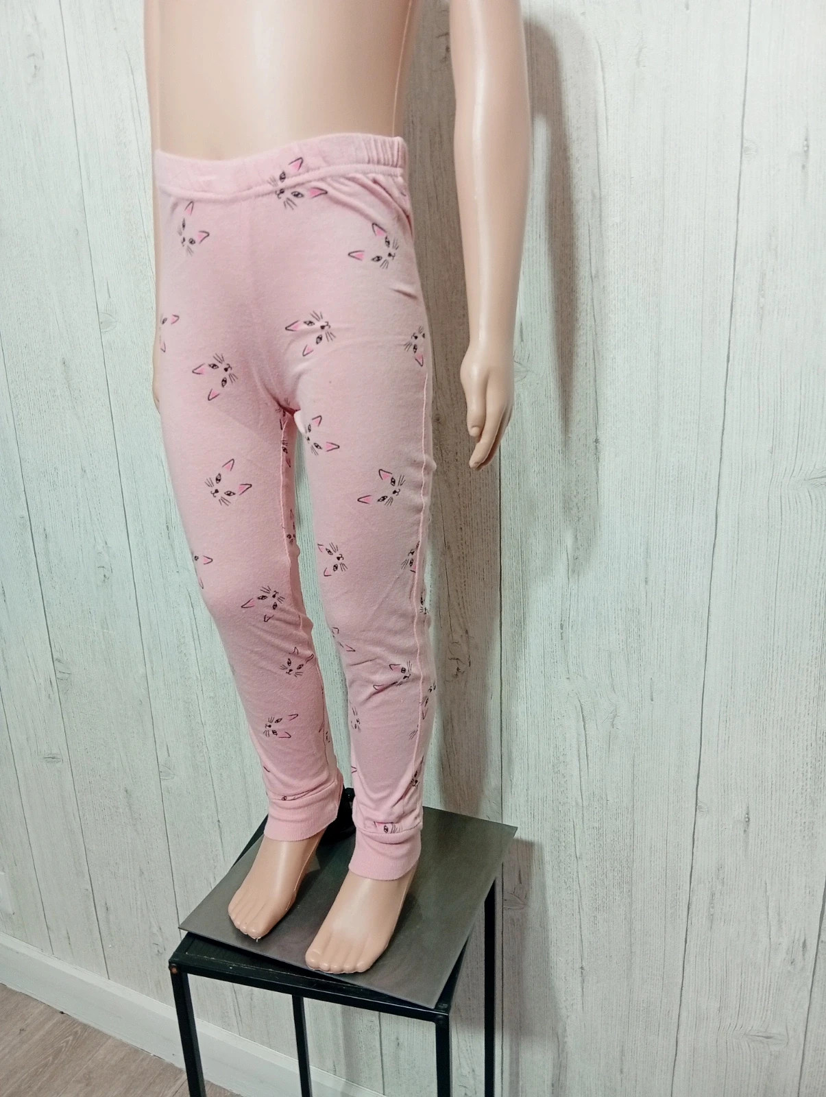Leggins fille - Taille 3/4 ans ( 98/104 cm) - Zeeman - couleur rose et noir – Zeeman – taille 3 ans / 98 cm 5