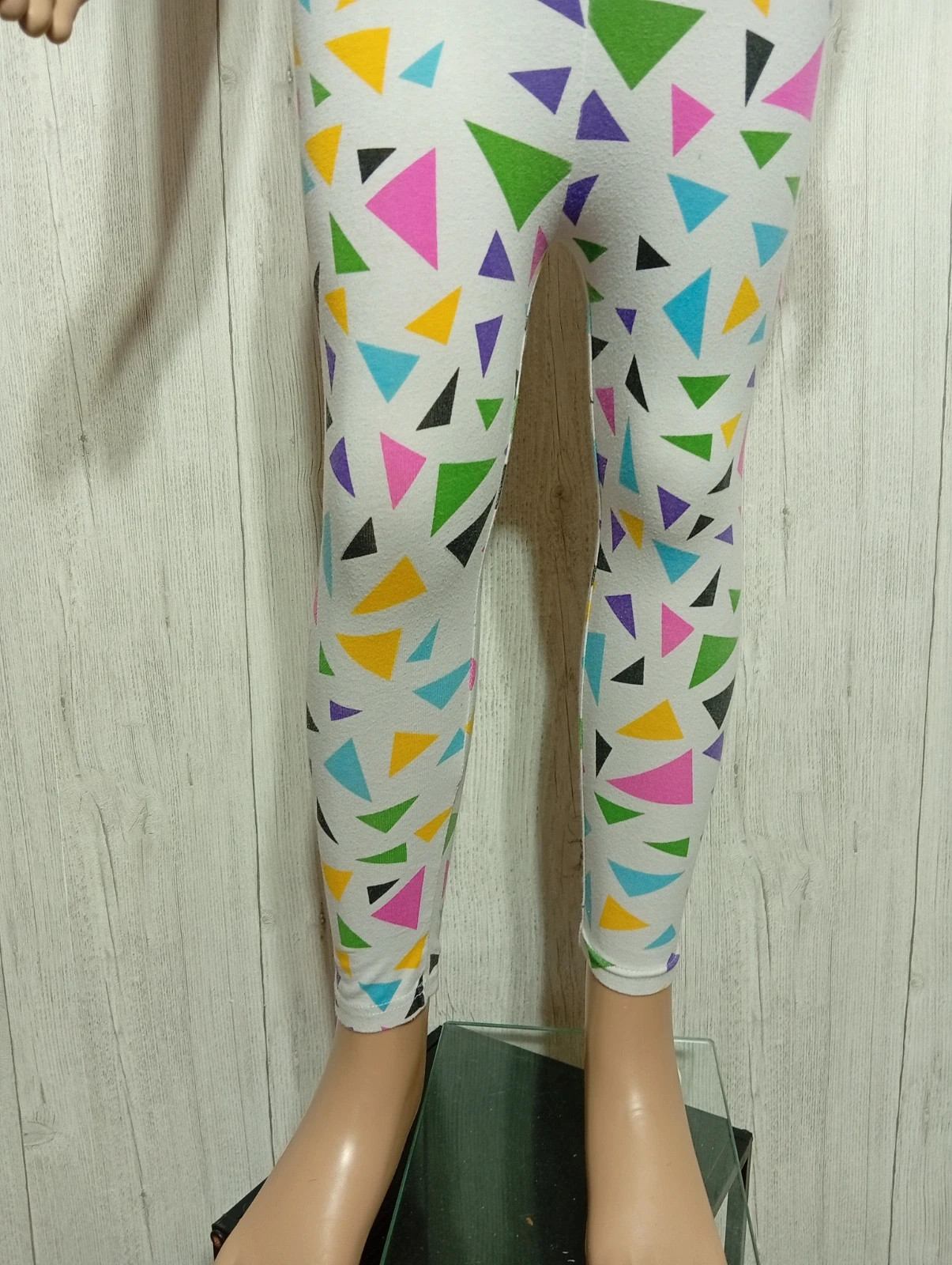 Leggins fille - Taille 9 ans ( 130 cm) - couleur blanc et multicolore – taille 9 ans / 134 cm 3