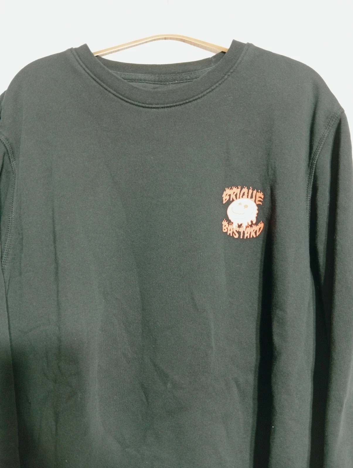 Pull homme- taille XXL/44- Brique House -stanley- couleur noir et orange – Stanley – taille XXL 2