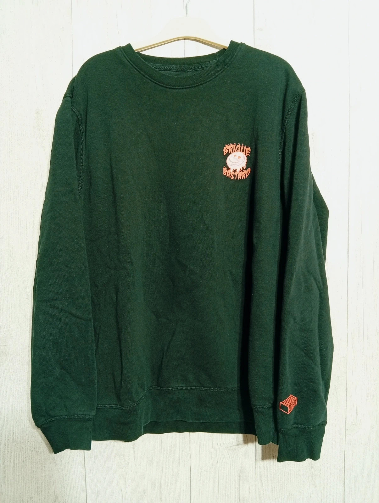 Pull homme- taille XXL/44- Brique House -stanley- couleur noir et orange – Stanley – taille XXL