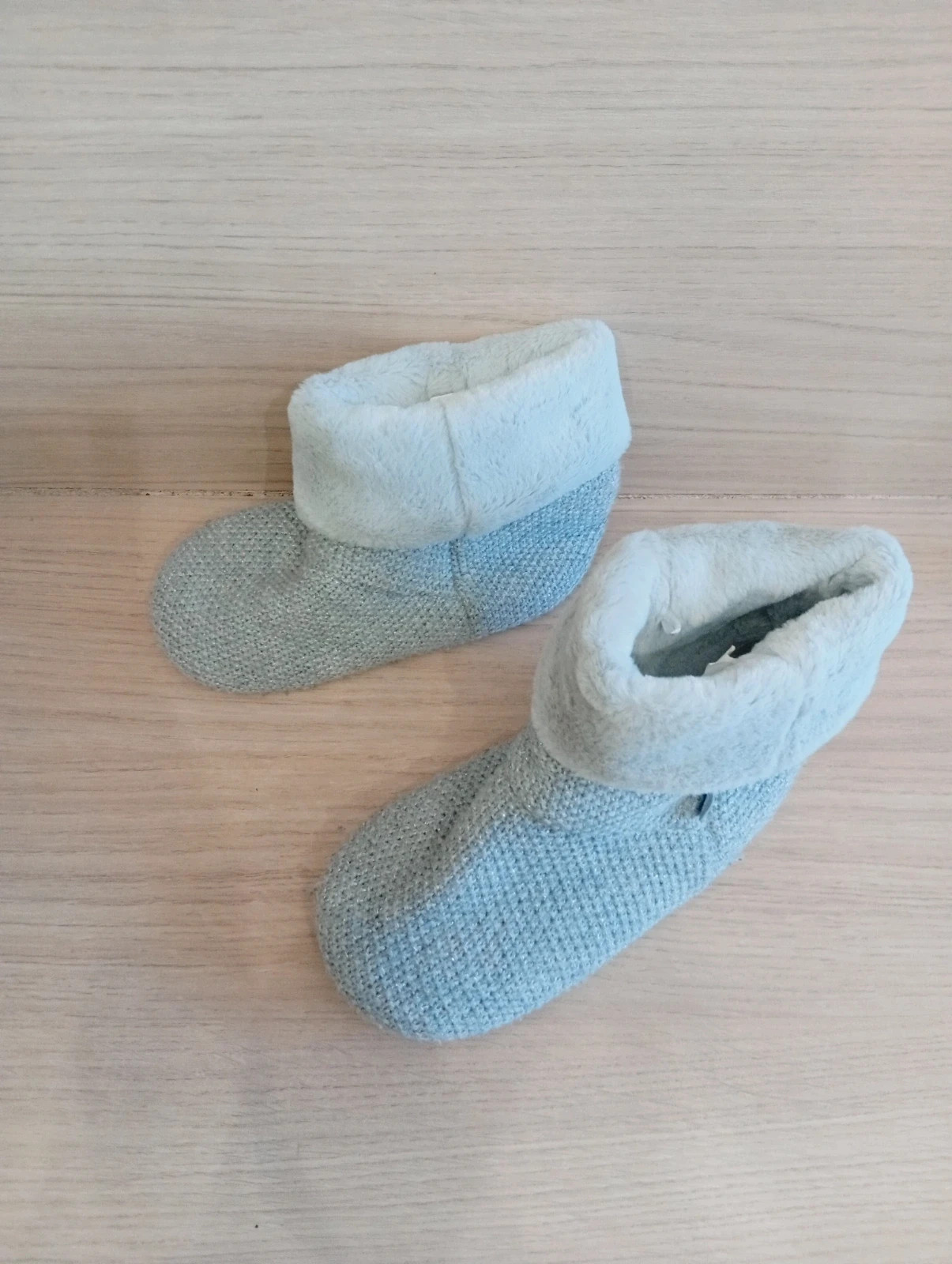 Chaussons fille - Taille 31/32- Okaidi - couleur gris – Okaïdi – taille 31 3