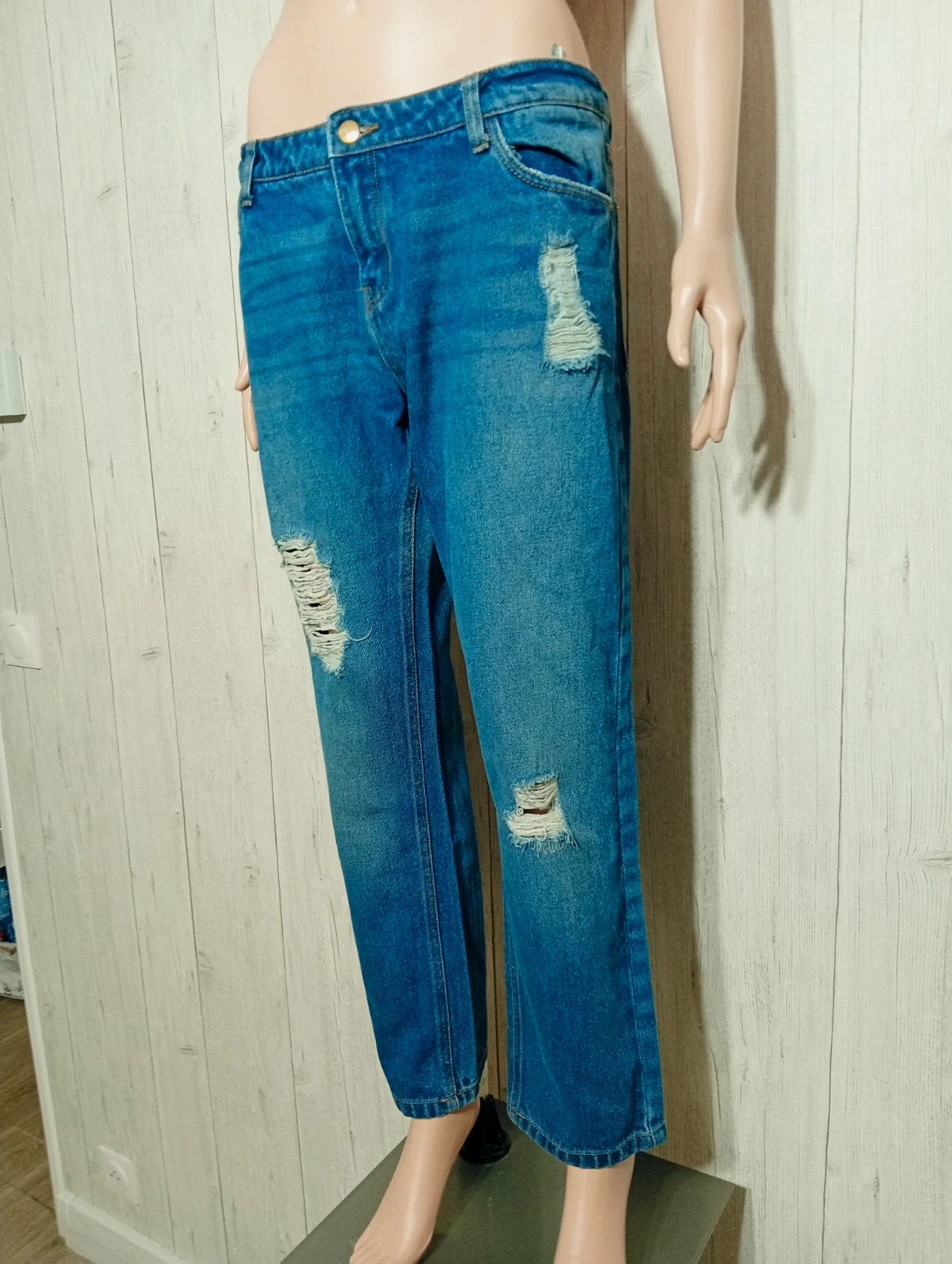 Jeans femme - taille L/40- Women Only - couleur bleu – Women Only – taille L / 40 / 12 5