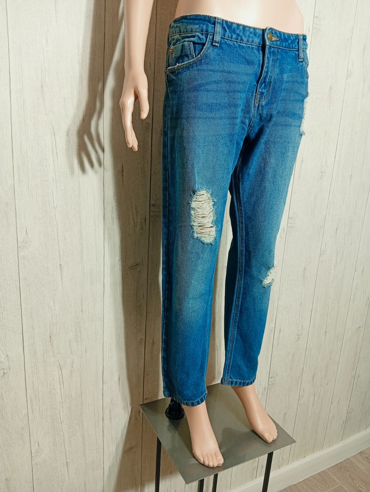 Jeans femme - taille L/40- Women Only - couleur bleu – Women Only – taille L / 40 / 12 4