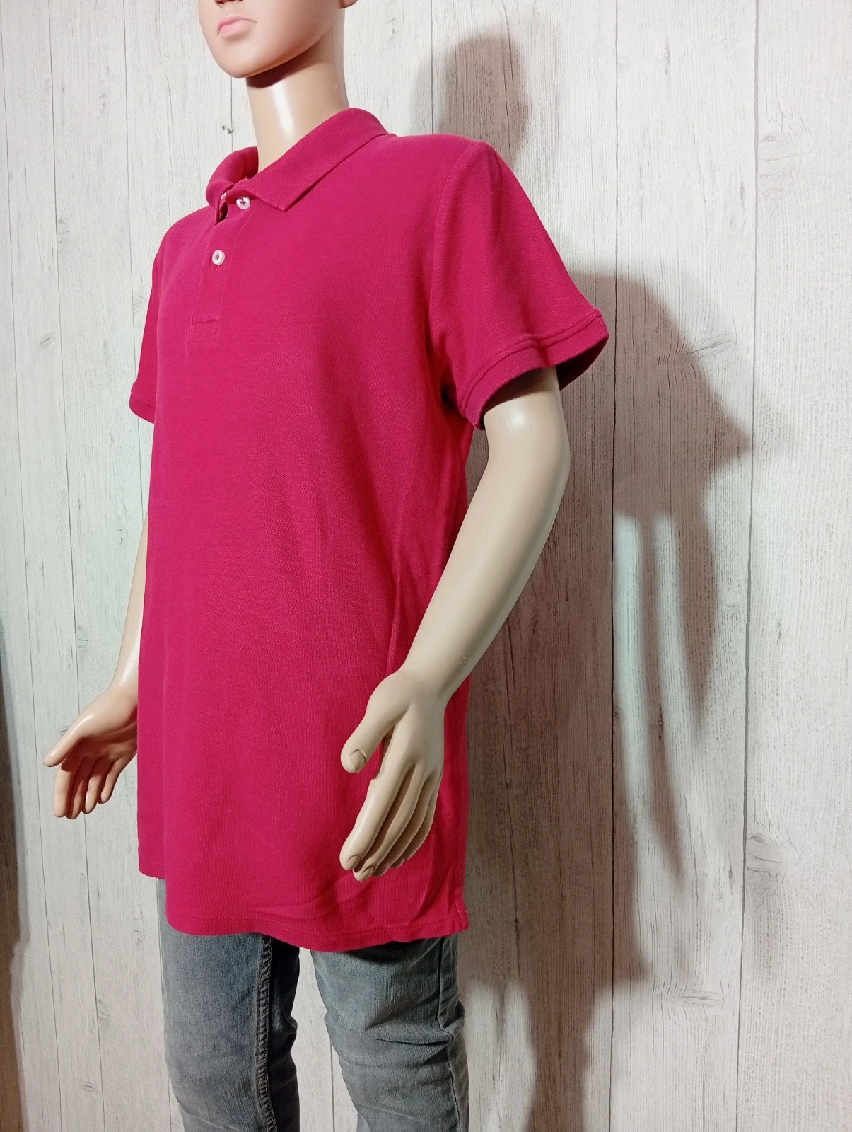 Polo manche courte garcon - Taille 13/14 ans - Tex - couleur rouge – TEX – taille 13 ans / 158 cm 5