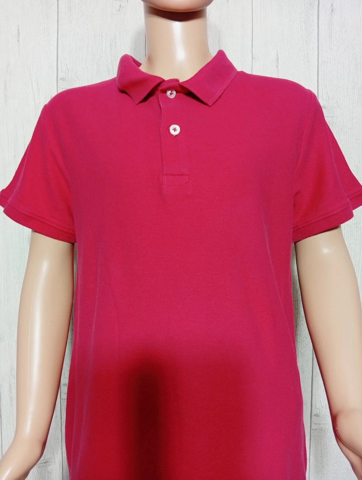 Polo manche courte garcon - Taille 13/14 ans - Tex - couleur rouge – TEX – taille 13 ans / 158 cm 2
