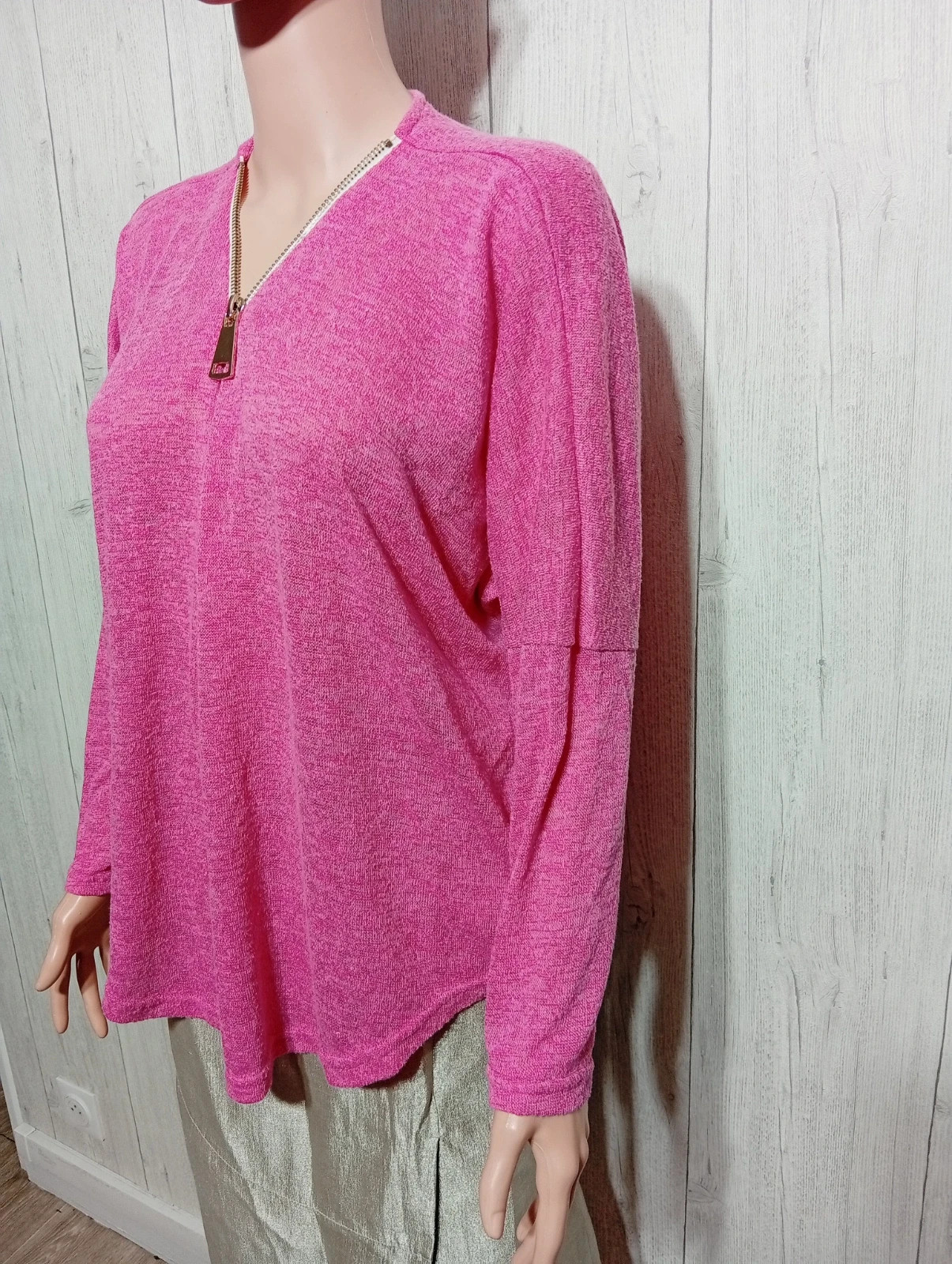 Blouse femme - Taille unique - vie ta vie- couleur fushia – Vie ta Vie – taille Taille unique 5