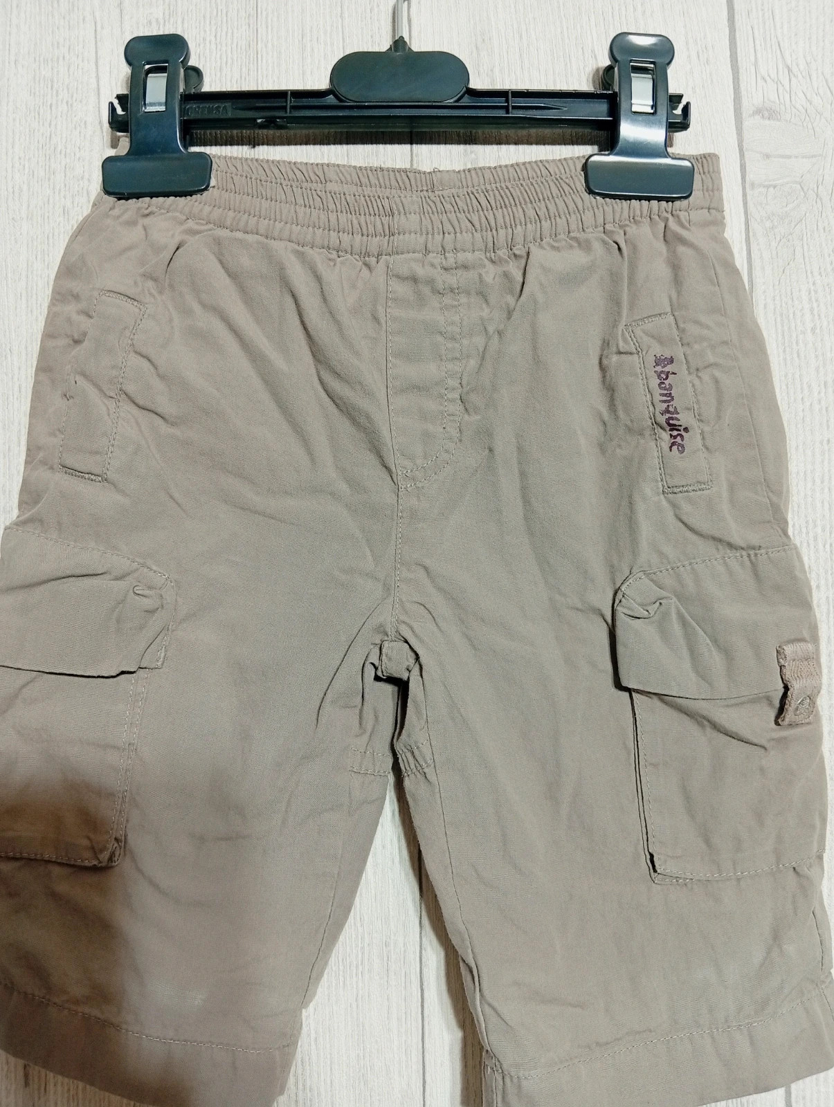 Pantalon garcon- Taille 6 mois (67 cm ) - Kiabi Baby- couleur gris – Kiabi – taille 6-9 mois / 68 cm 2