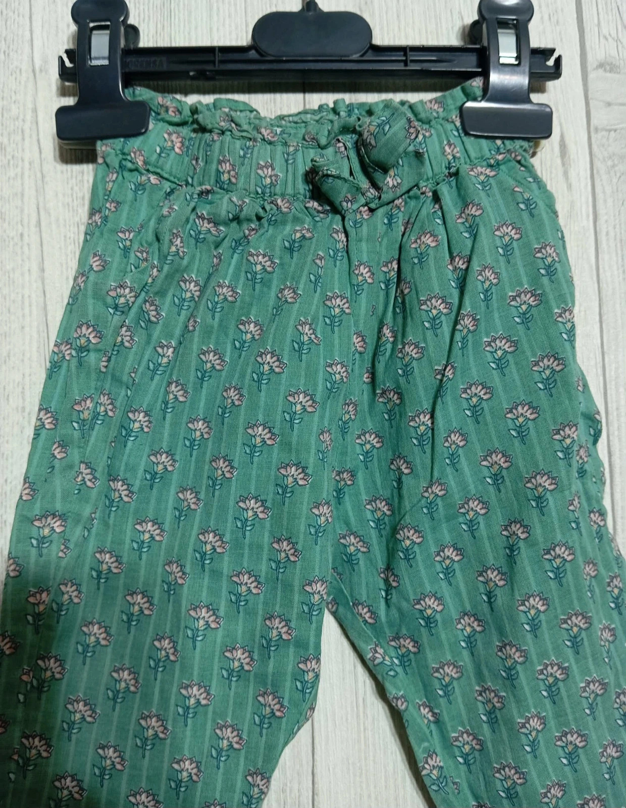 Sarouel fille - Taille 9 mois ( 71 cm) - Tape à loeil - couleur vert et rose – Tape à l'œil – taille 9-12 mois / 74 cm 2