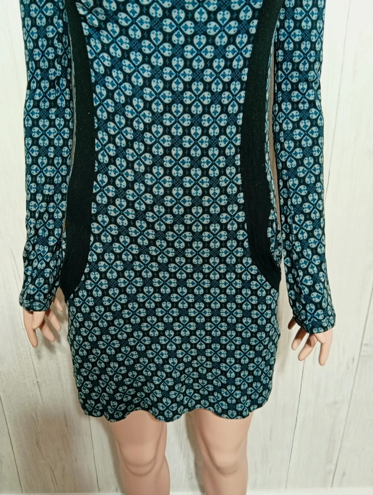 Robe femme - Taille M/38 - bershka - couleur marine et gris – Bershka – taille M / 38 / 10 3