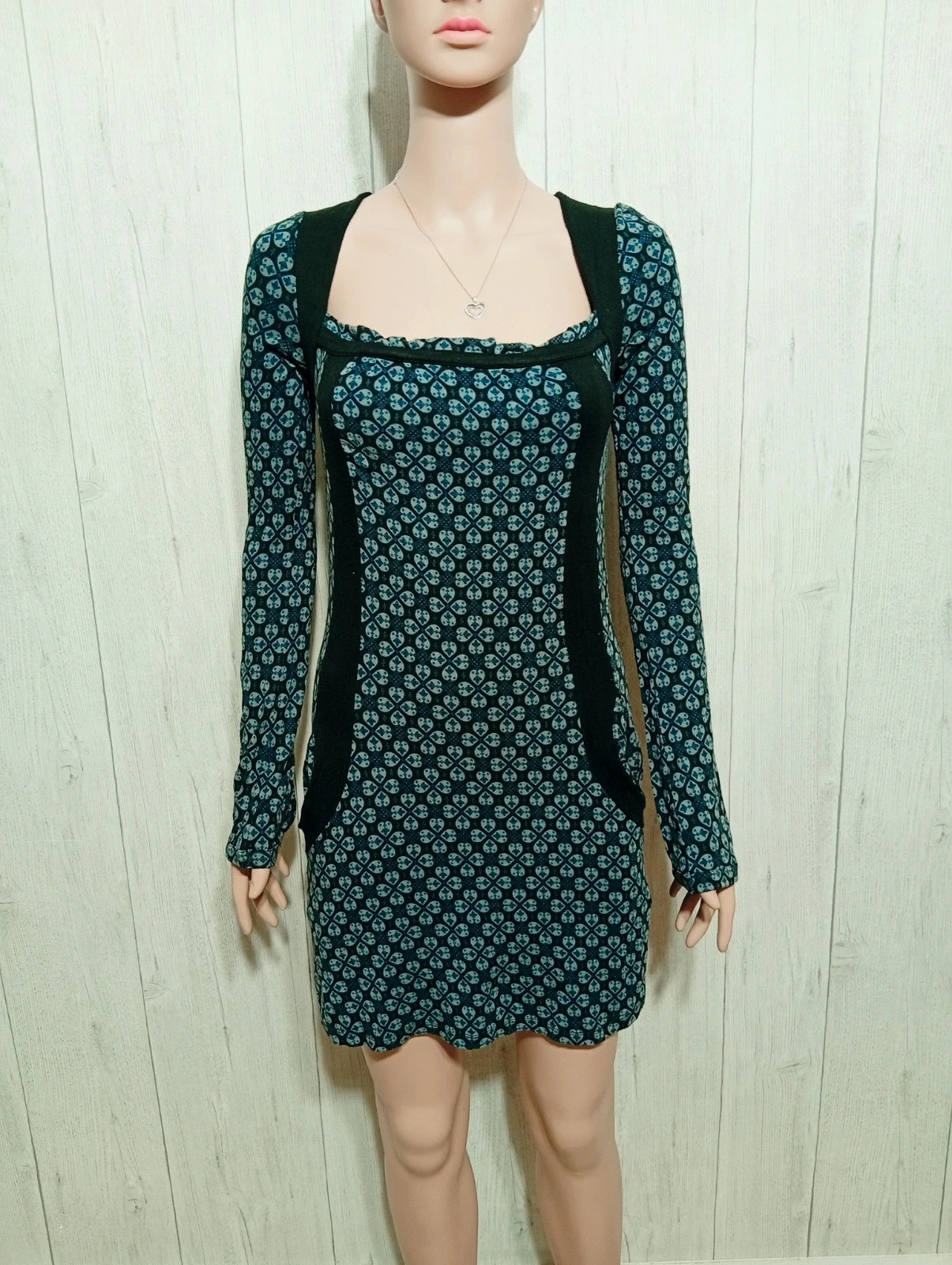 Robe femme - Taille M/38 - bershka - couleur marine et gris
