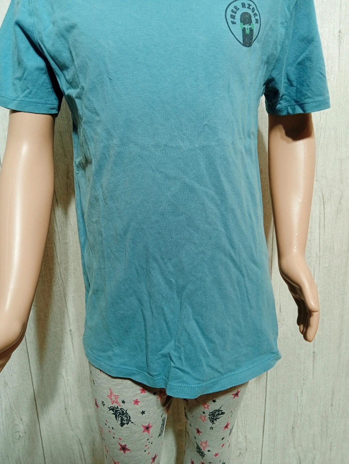 T-shirt manche courte garcon - Taille 12 ans (150 cm ) - RR- couleur bleu et noir – RR – taille 12 ans / 152 cm 3
