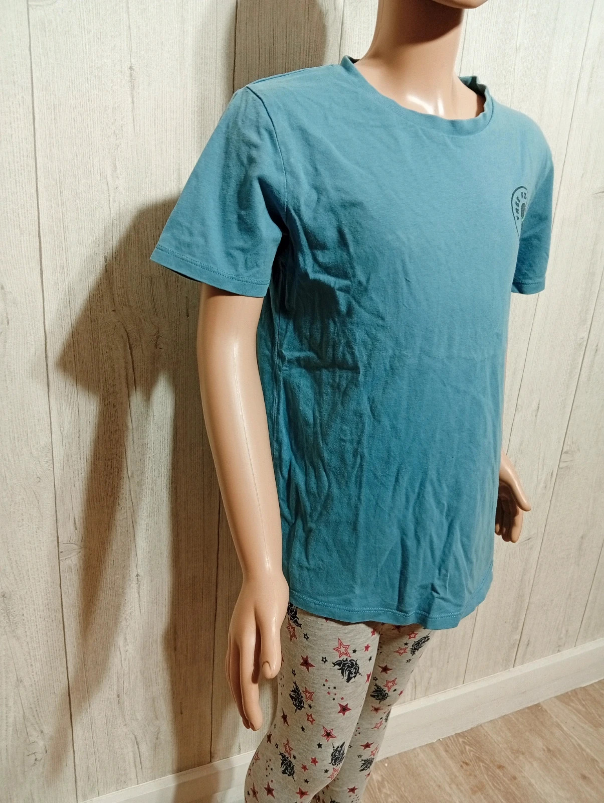 T-shirt manche courte garcon - Taille 12 ans (150 cm ) - RR- couleur bleu et noir – RR – taille 12 ans / 152 cm 4