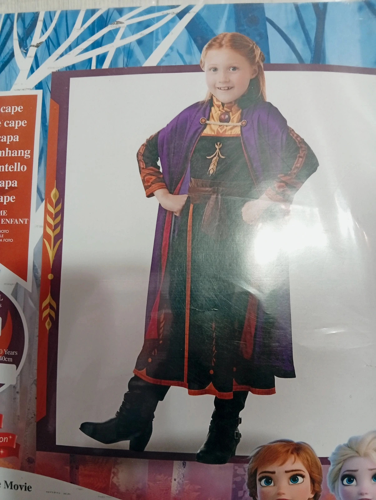 Déguisement fille -Anna de la reine des neiges -taille 7/8 ans ( 128 cm) Frozen - – Frozen – taille 8 ans / 128 cm 2