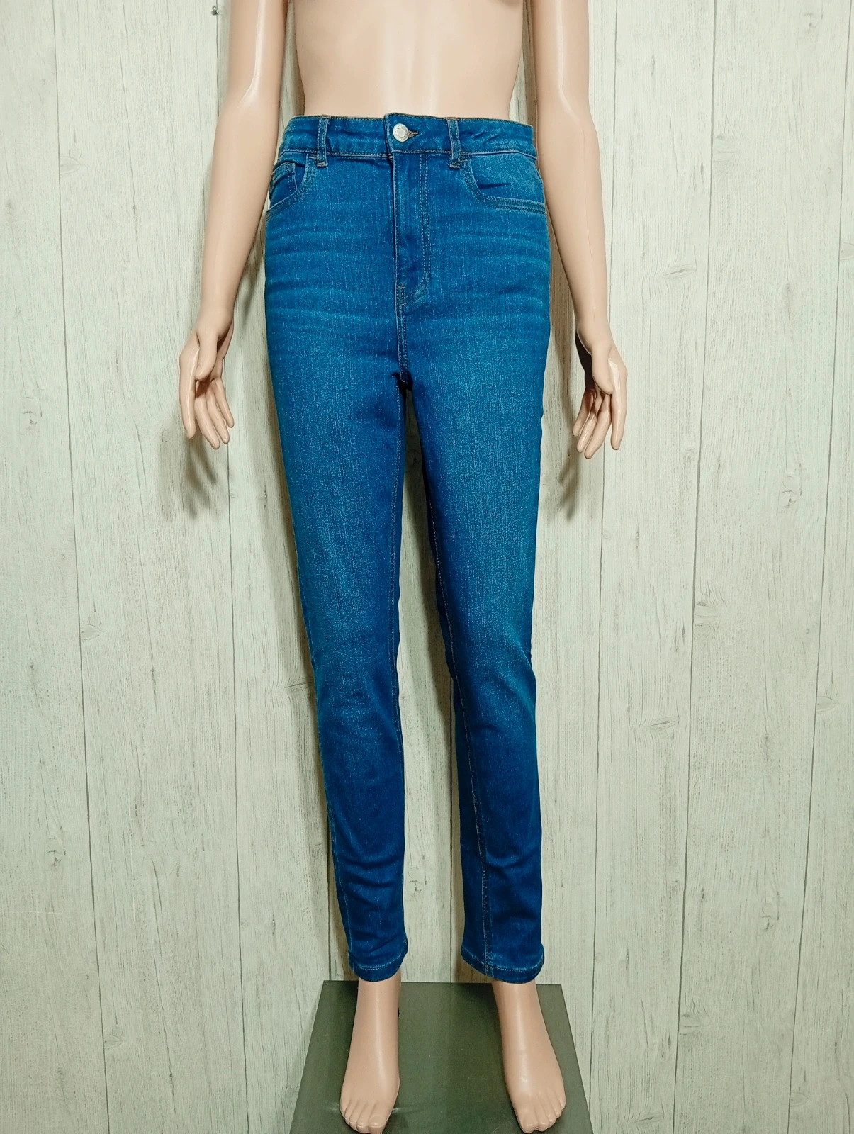 Jeans femme - taille M/38 - La Halle- couleur marine – La Halle – taille M / 38 / 10